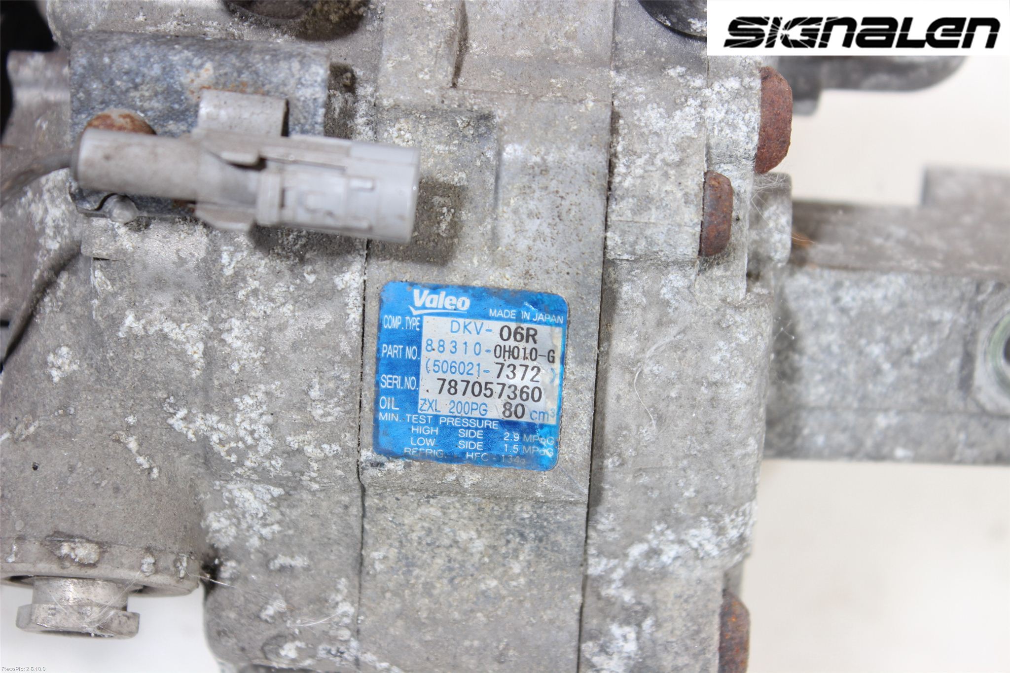 Citroen C1 06-13 Varme Ac Kompressor