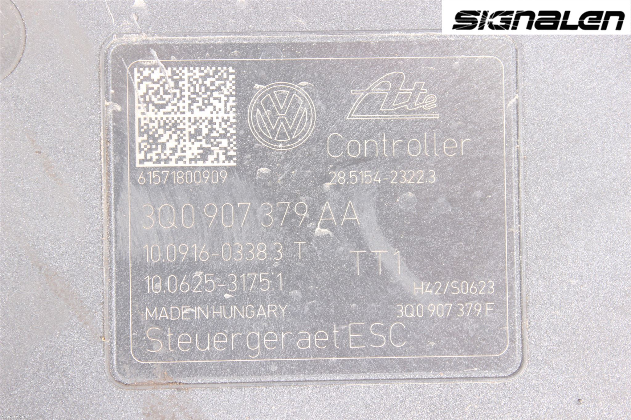 Volkswagen VW GOLF / E-GOLF VII 13-20 Abs Hydraulikkaggregat