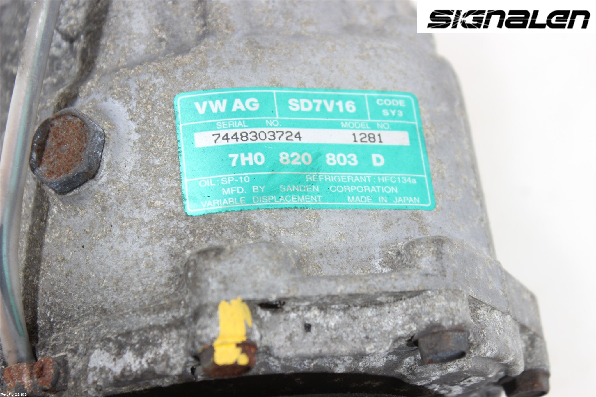 Volkswagen VW CADDY      04-10 Varme Ac Kompressor