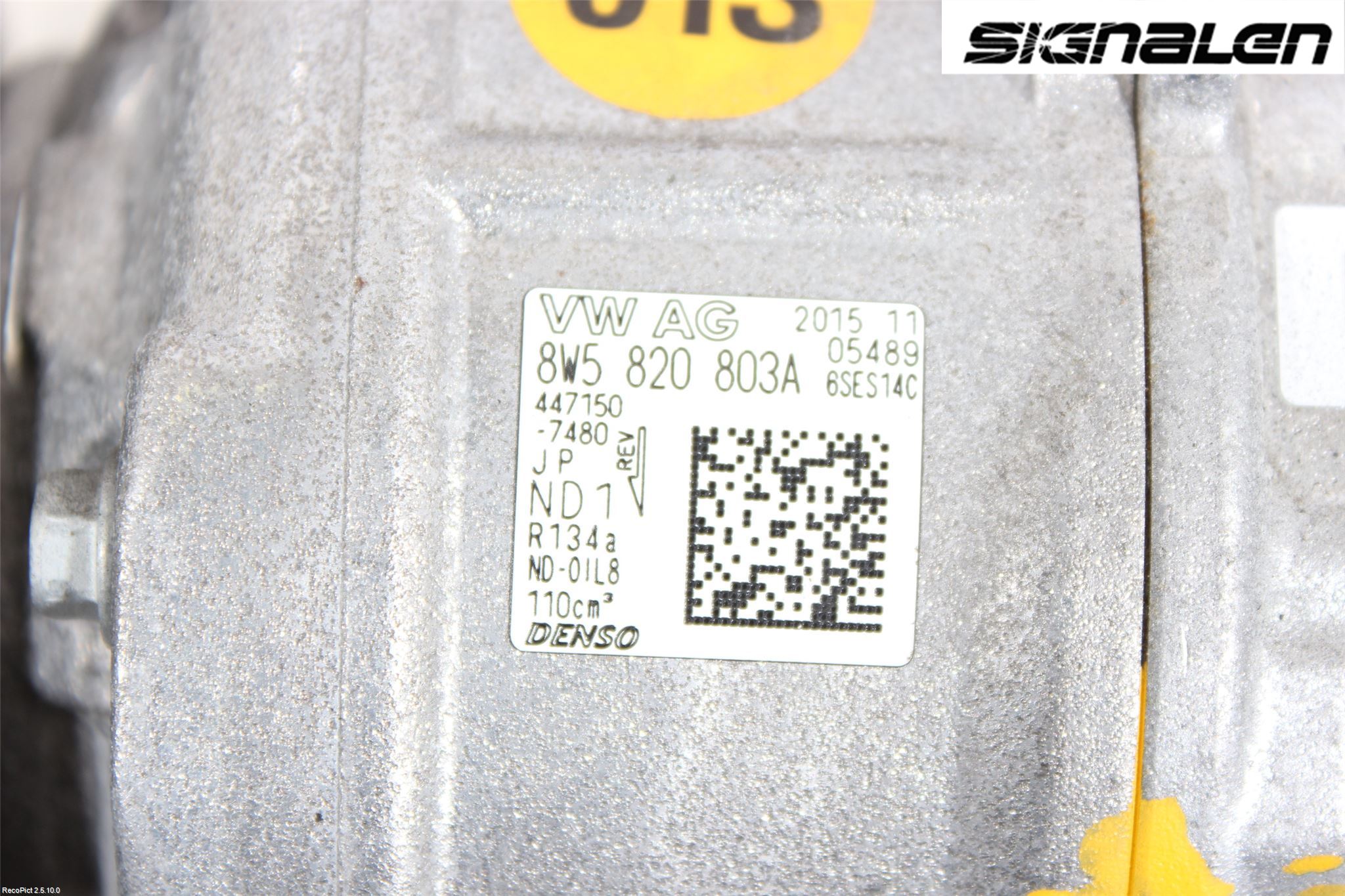 Audi A4/S4 B9 16-19 Varme Ac Kompressor