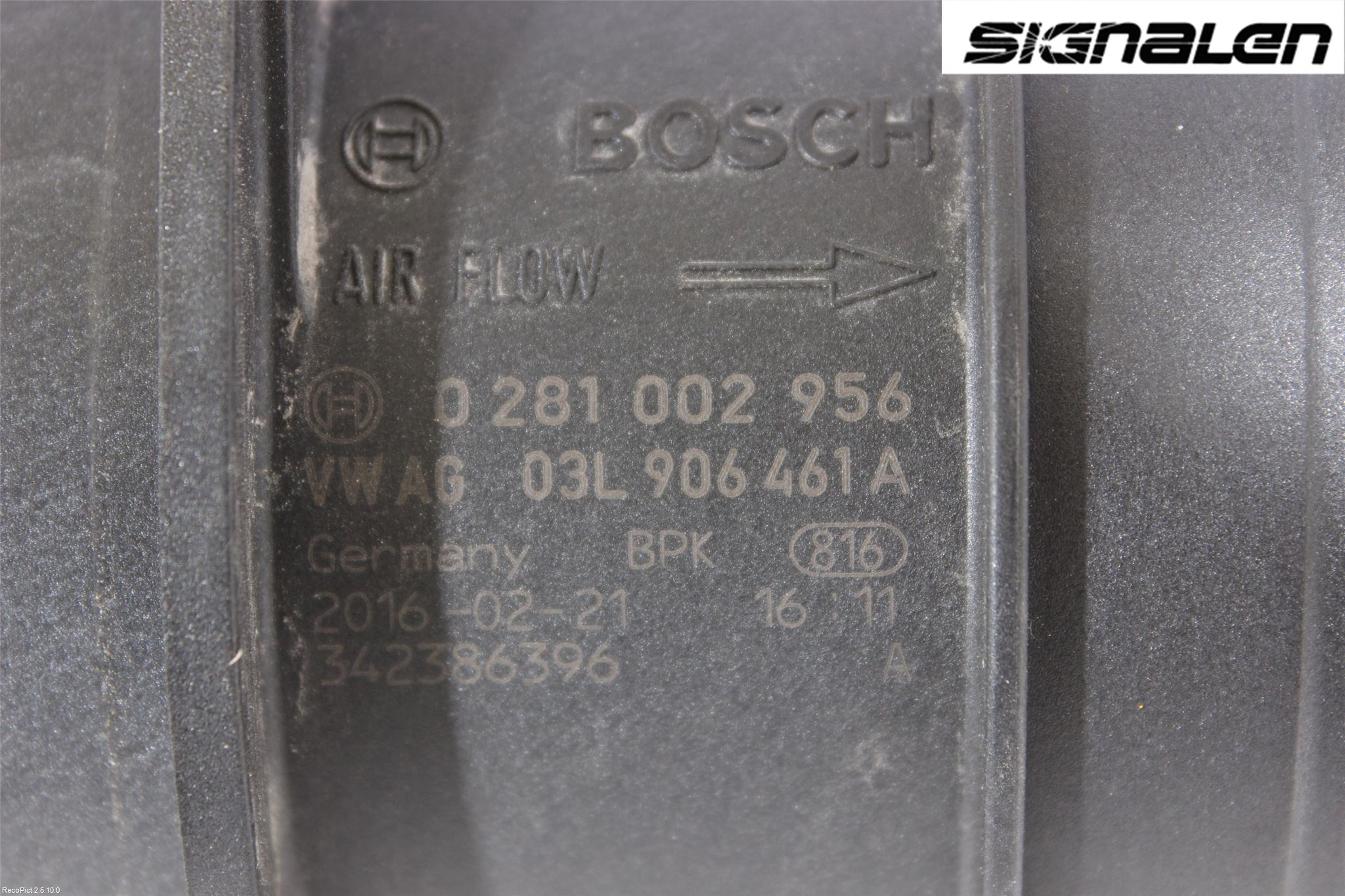 Audi A4/S4 B9 16-19 Inns Luftmassemåler