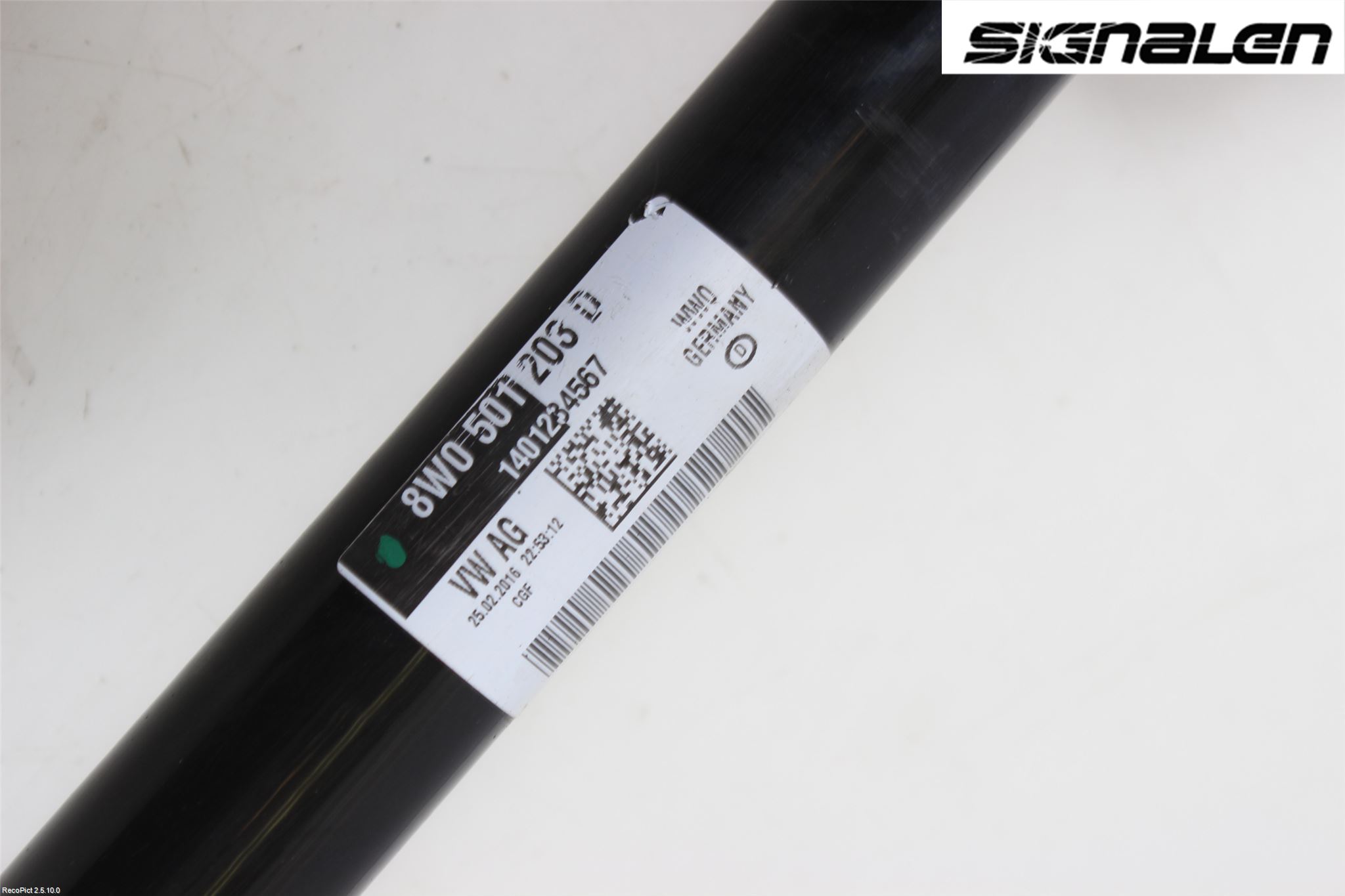 Audi A4/S4 B9 16-19 Drivaksel Bak Kompl Venstre