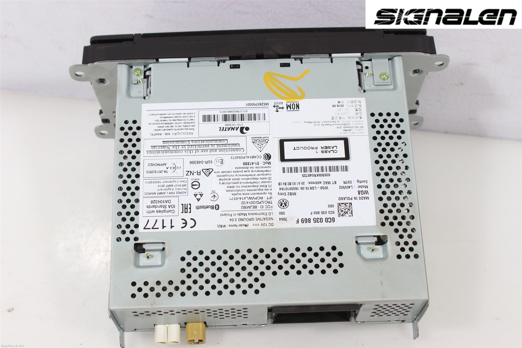 Volkswagen VW POLO 10-17 Stereo Radio