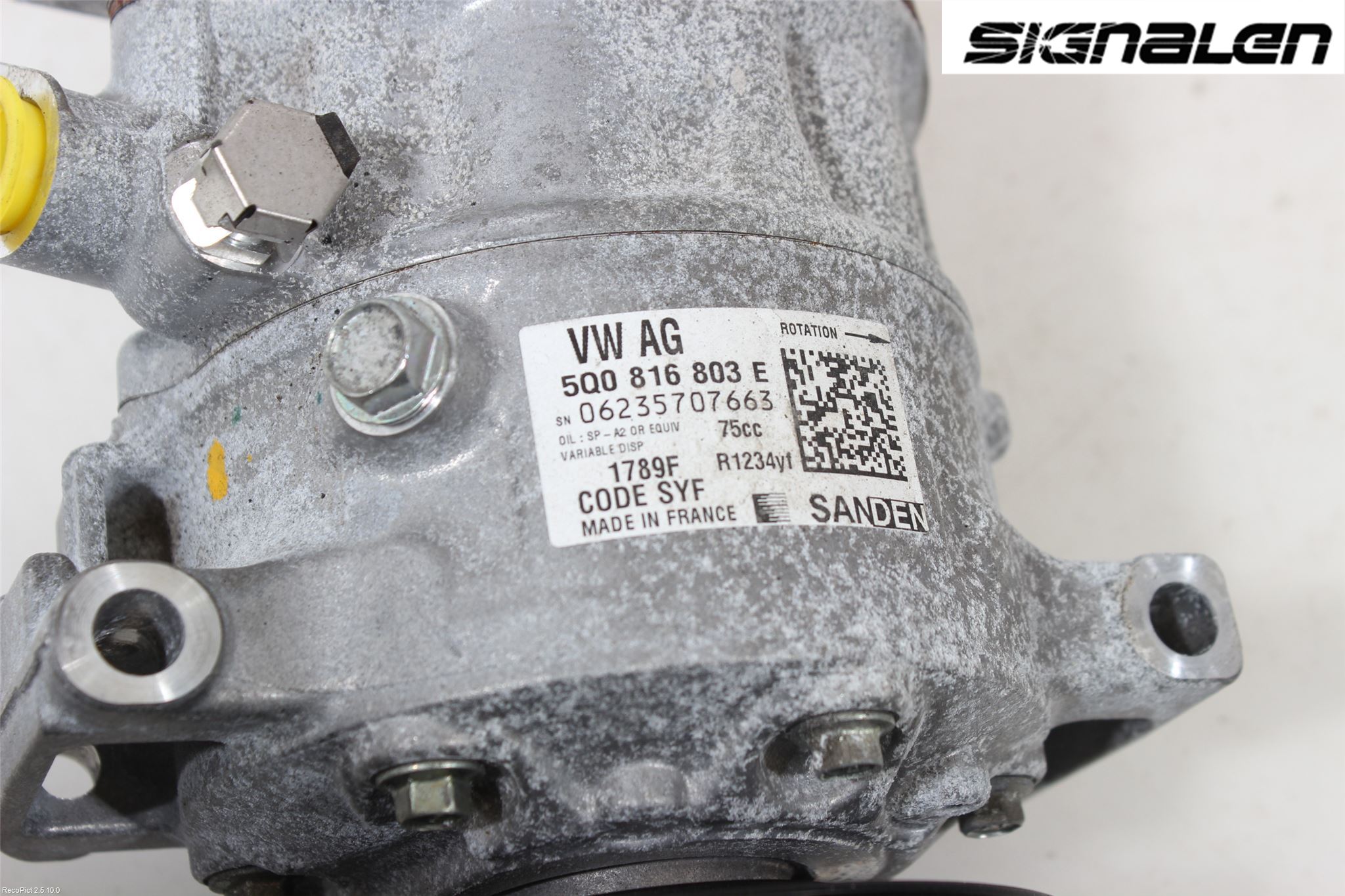 Volkswagen VW POLO 10-17 Varme Ac Kompressor