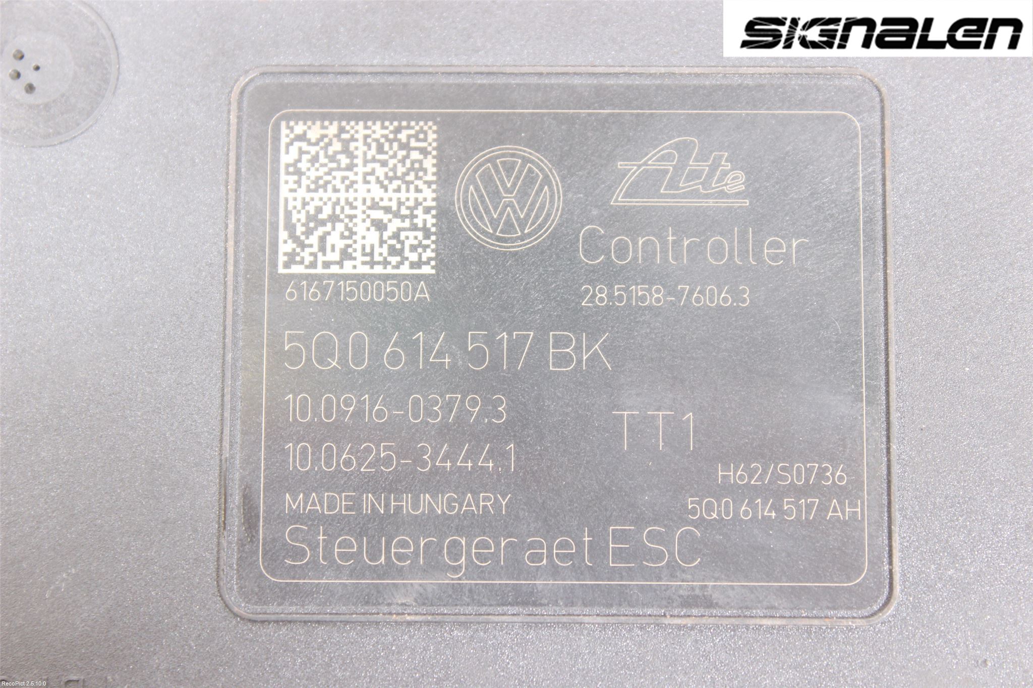 Volkswagen VW TOURAN 16- Abs Hydraulikkaggregat