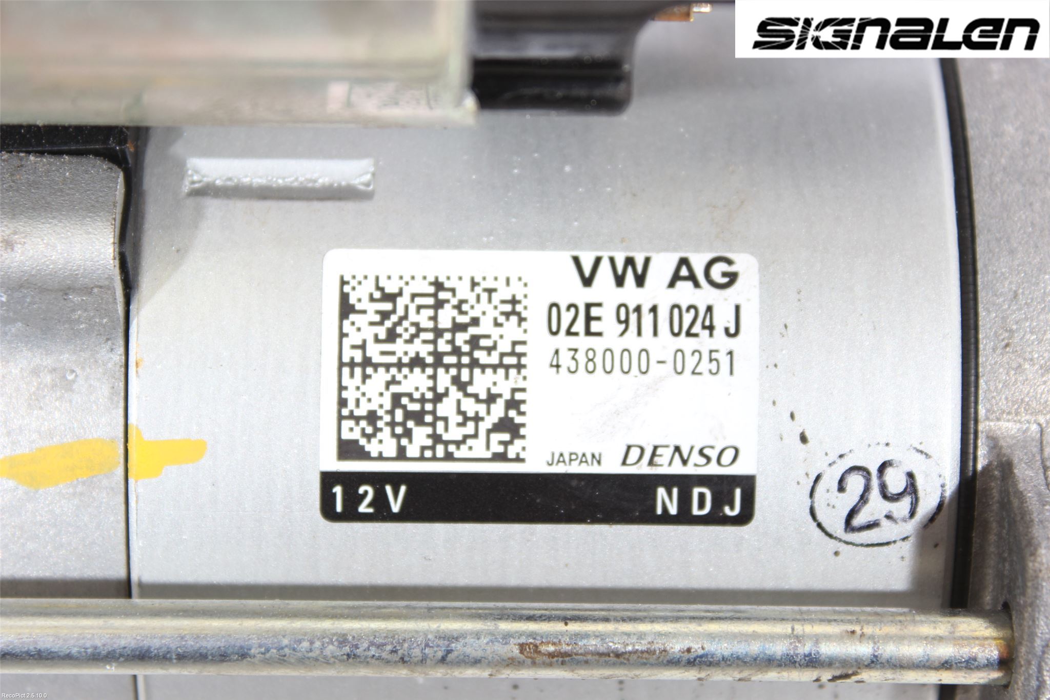 Volkswagen VW TOURAN 16- Startmotor Diesel