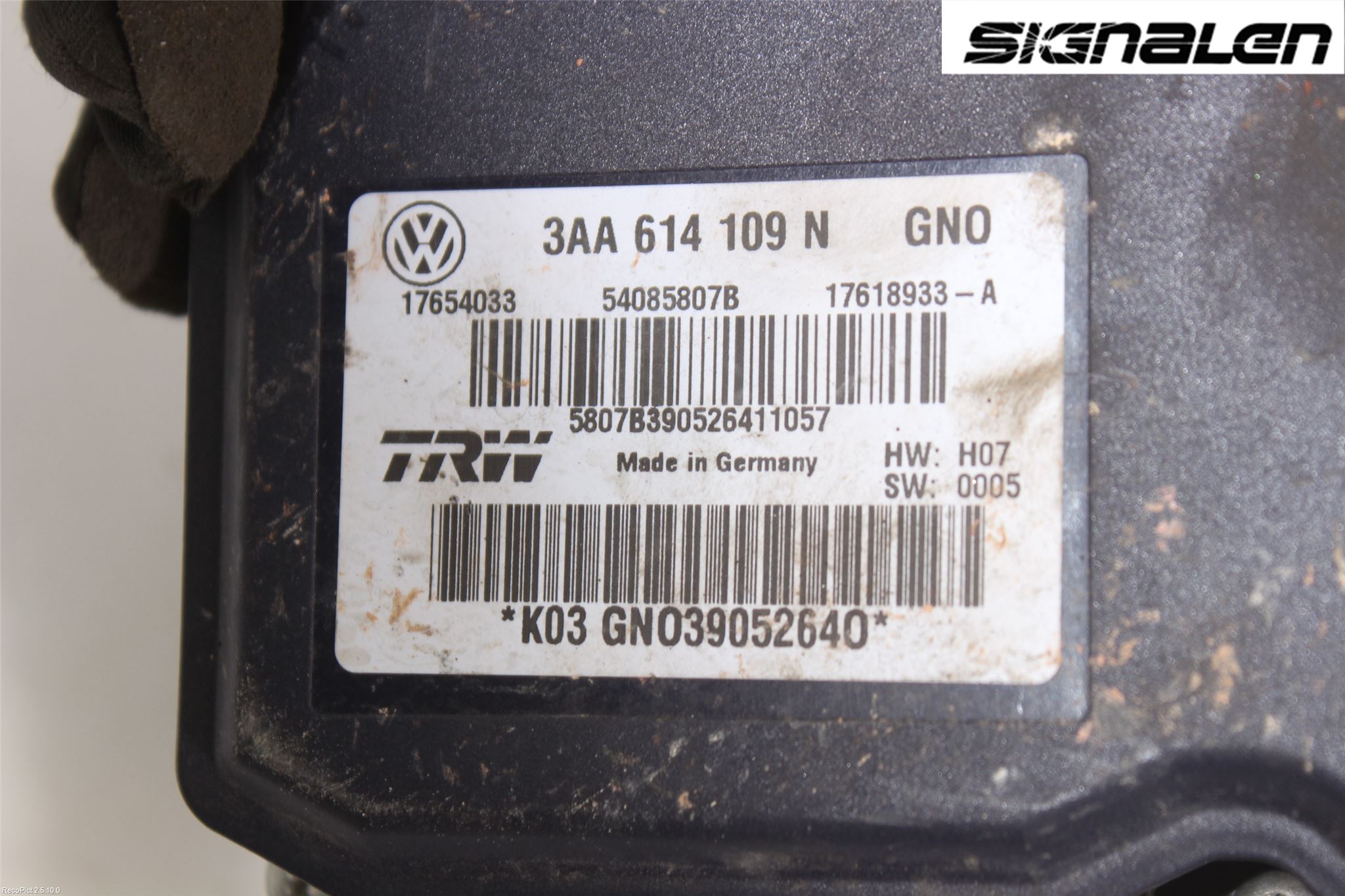 Volkswagen VW PASSAT 11-14 Abs Hydraulikkaggregat