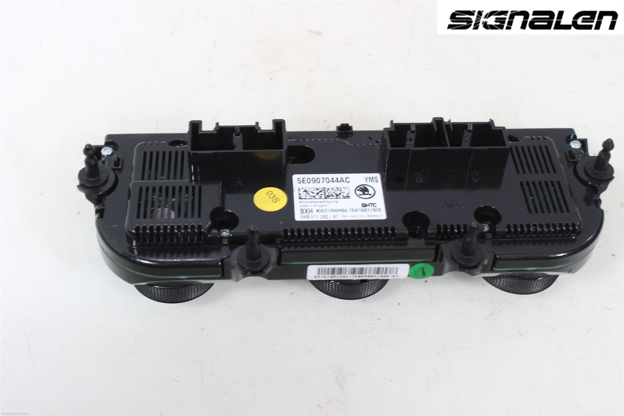 Skoda OCTAVIA (5E) 13-20 Varme Ac Betjening-Display