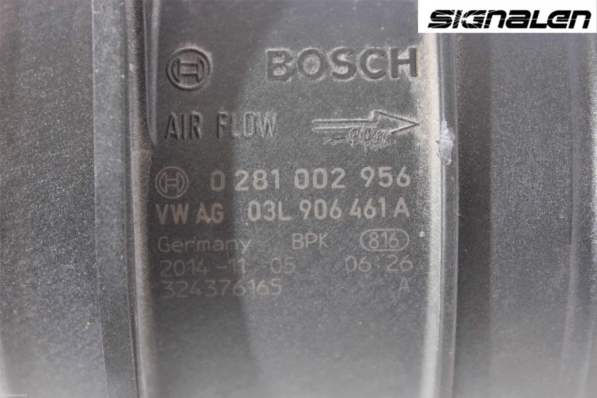 Volkswagen VW PASSAT 11-14 Inns Luftmassemåler