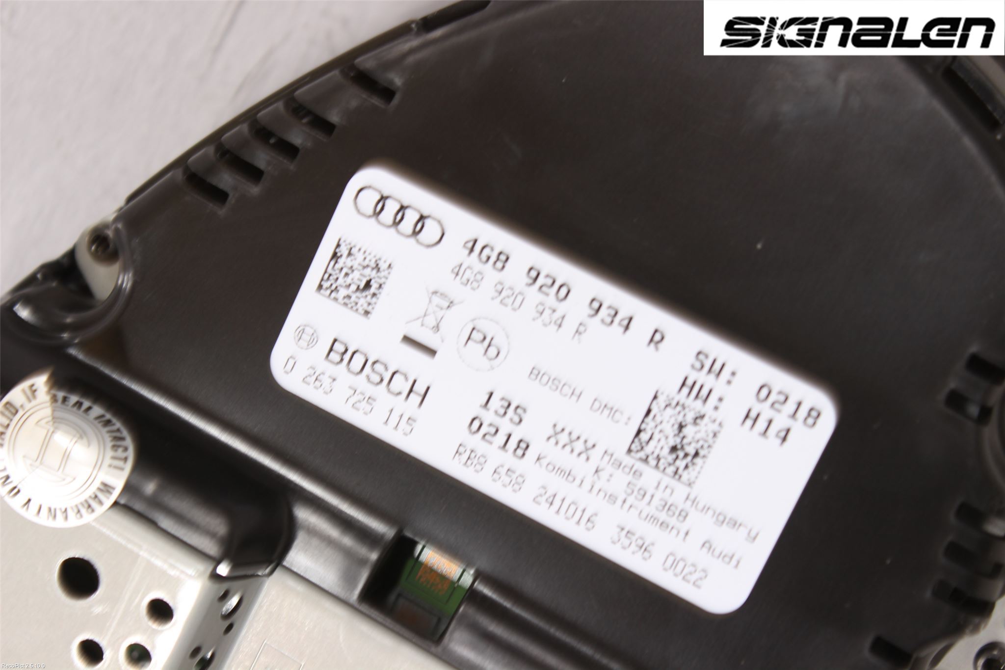 Audi A6/S6 4G 11-18 Instr Kombinert
