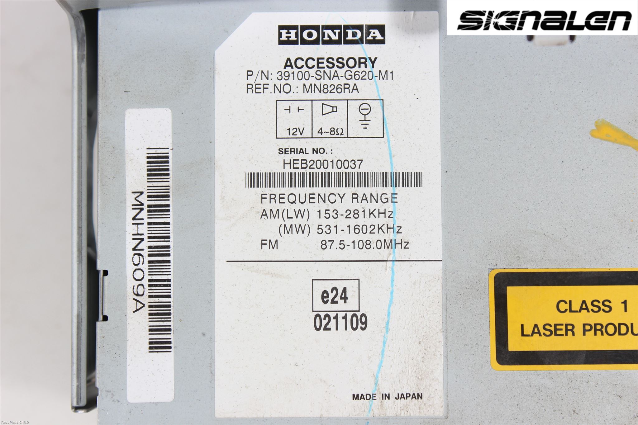 Honda CIVIC 06-11 Stereo Radio