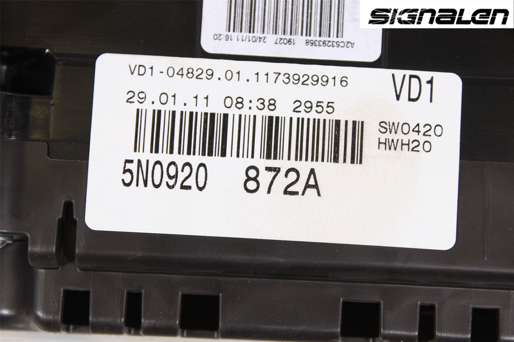 Volkswagen VW TIGUAN 07-16 Instr Kombinert