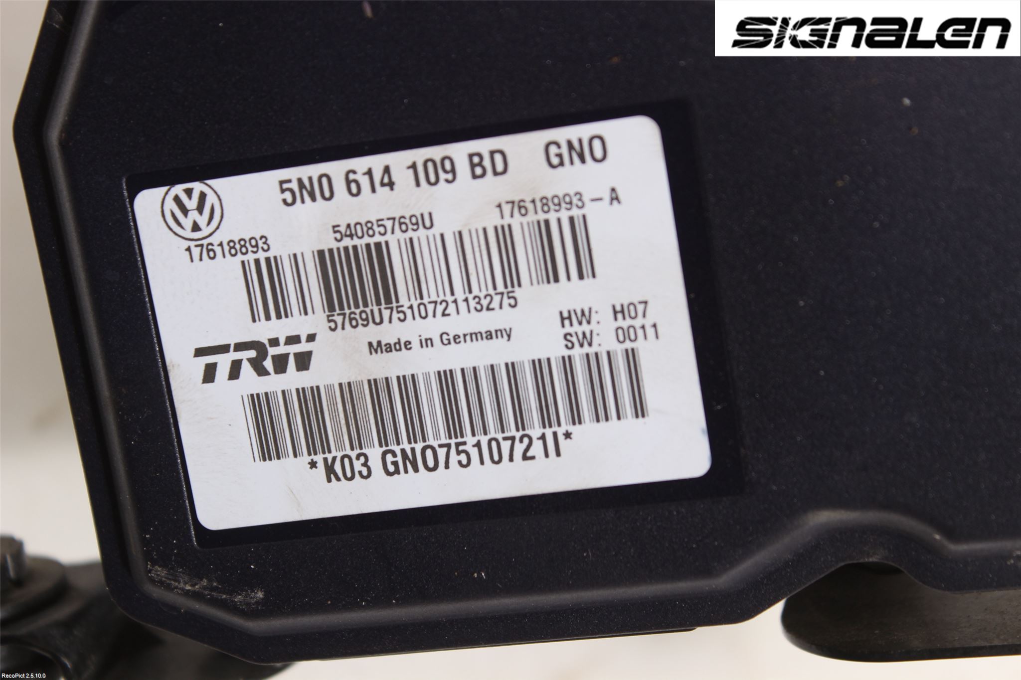 Volkswagen VW TIGUAN 07-16 Abs Hydraulikkaggregat