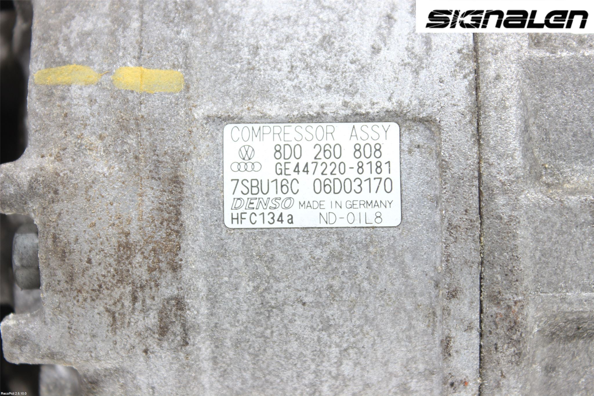 Skoda SUPERB 01-08 Varme Ac Kompressor