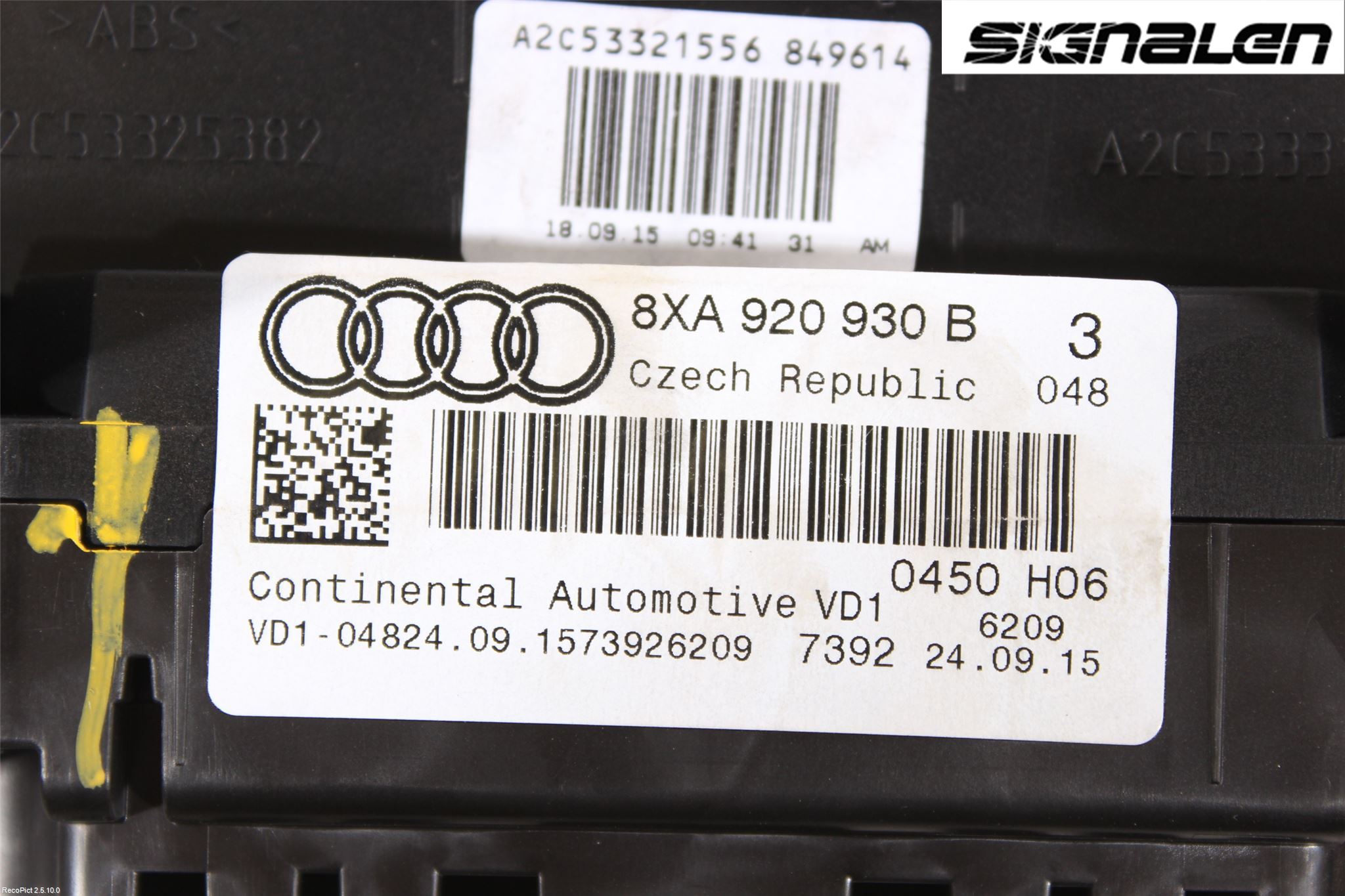 Audi A1/S1 11-18 Instr Kombinert