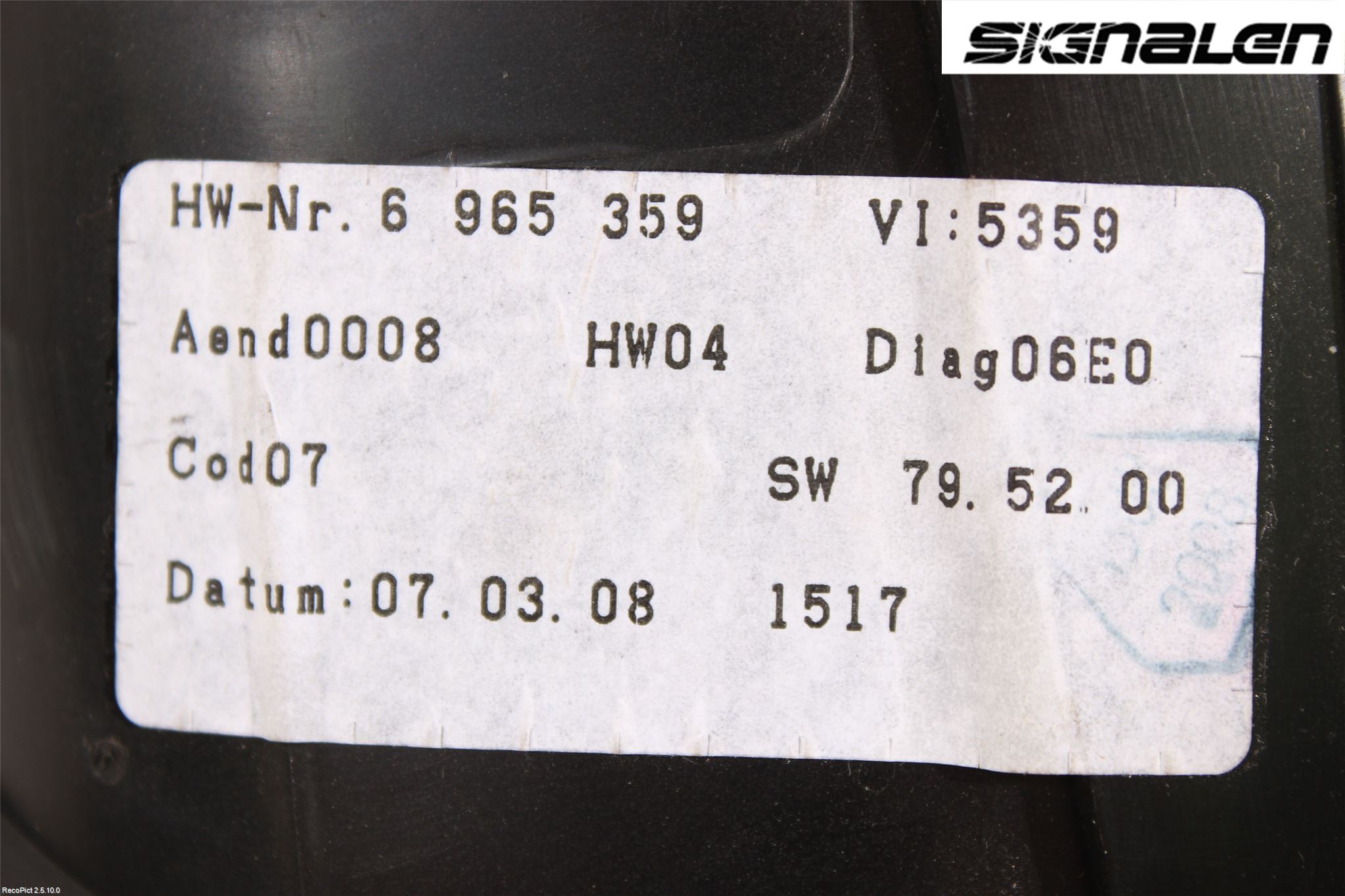 BMW 5 E60/61 Sed/Tou 02-10 Instr Kombinert