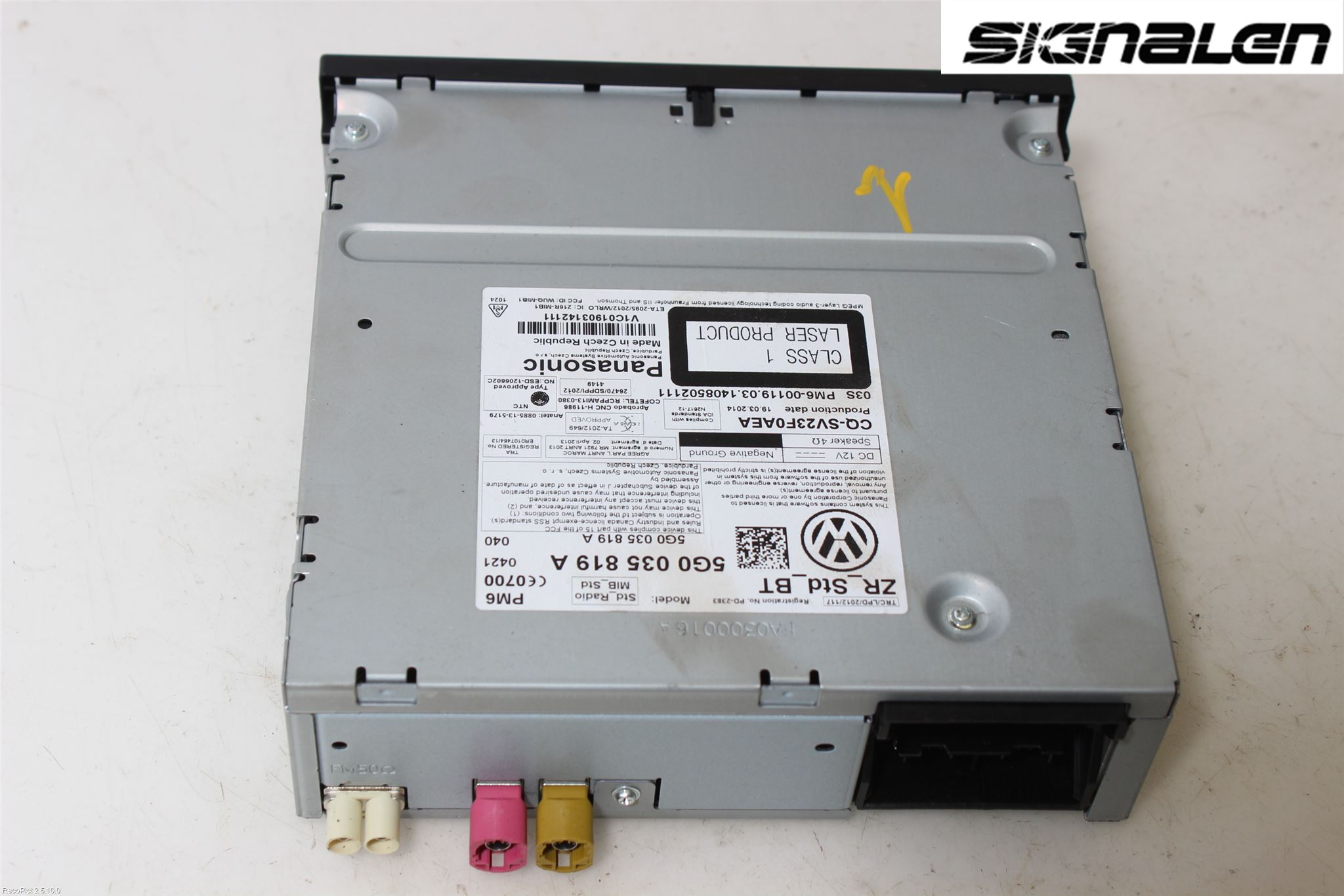 Volkswagen VW GOLF / E-GOLF VII 13-20 Stereo Radio