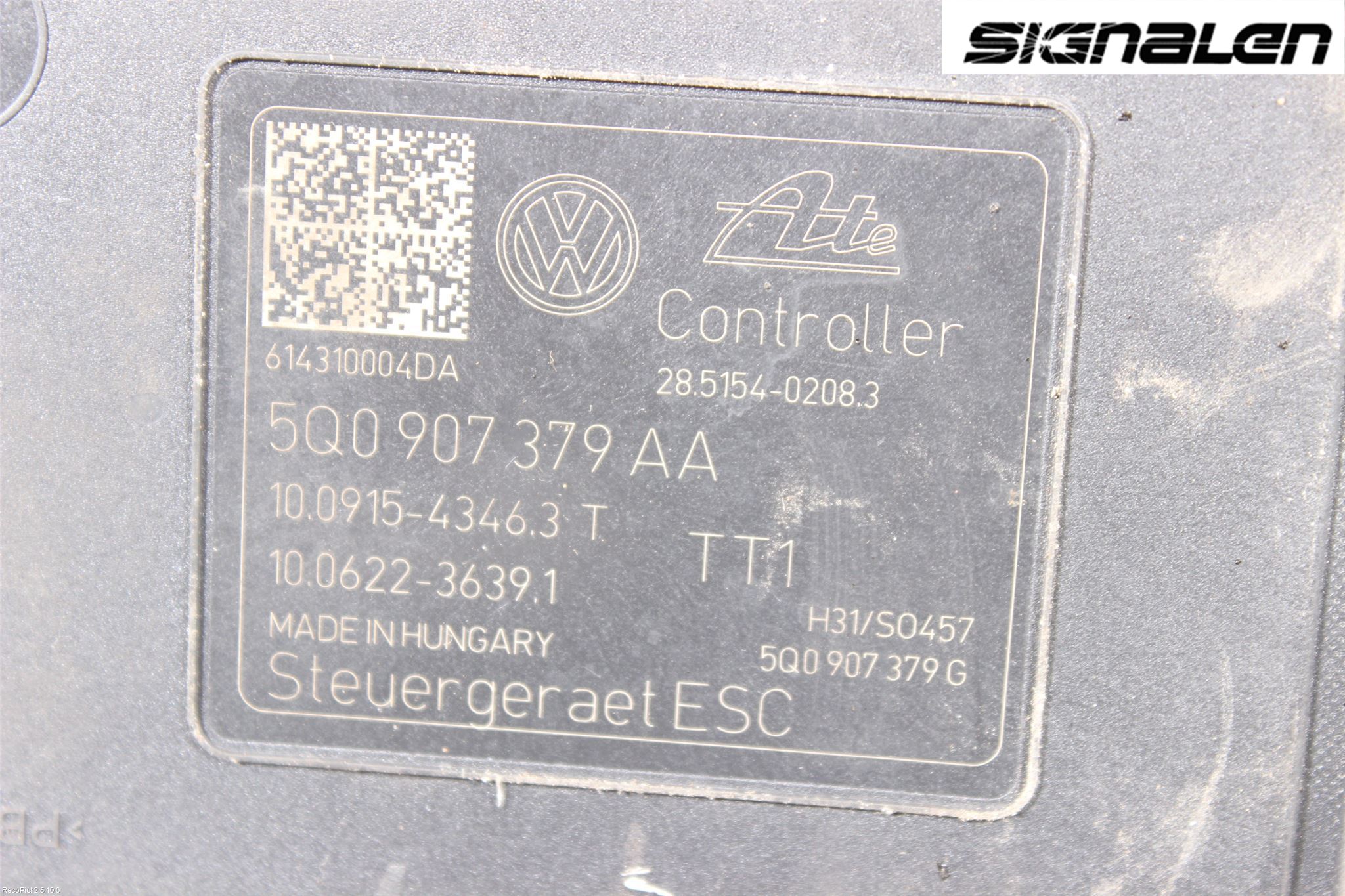 Volkswagen VW GOLF / E-GOLF VII 13-20 Abs Hydraulikkaggregat