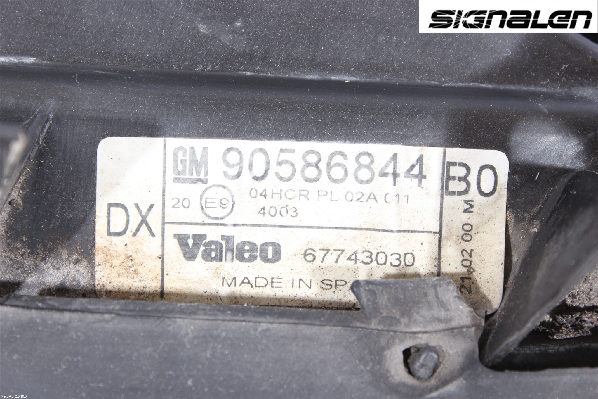 Opel VECTRA B 96-01 Frontlykt Venstre