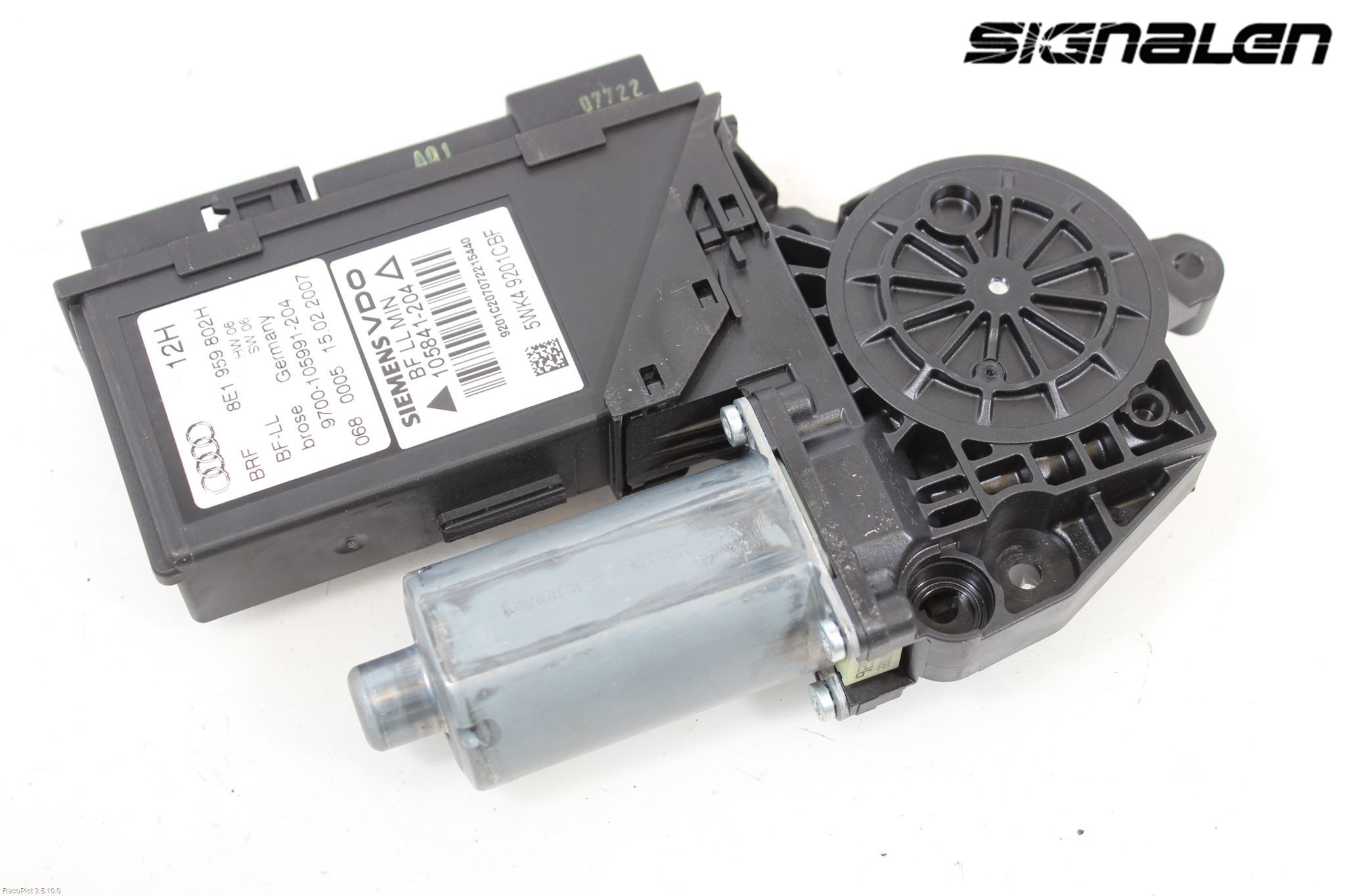 Audi A4/S4 05-07 Vindusheismotor