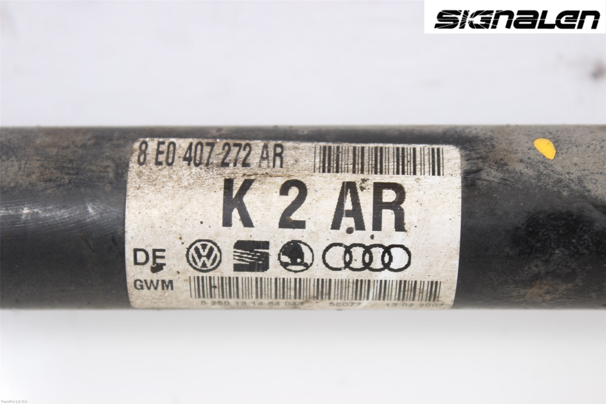 Audi A4/S4 05-07 Drivaksel Foran Kompl Høyre