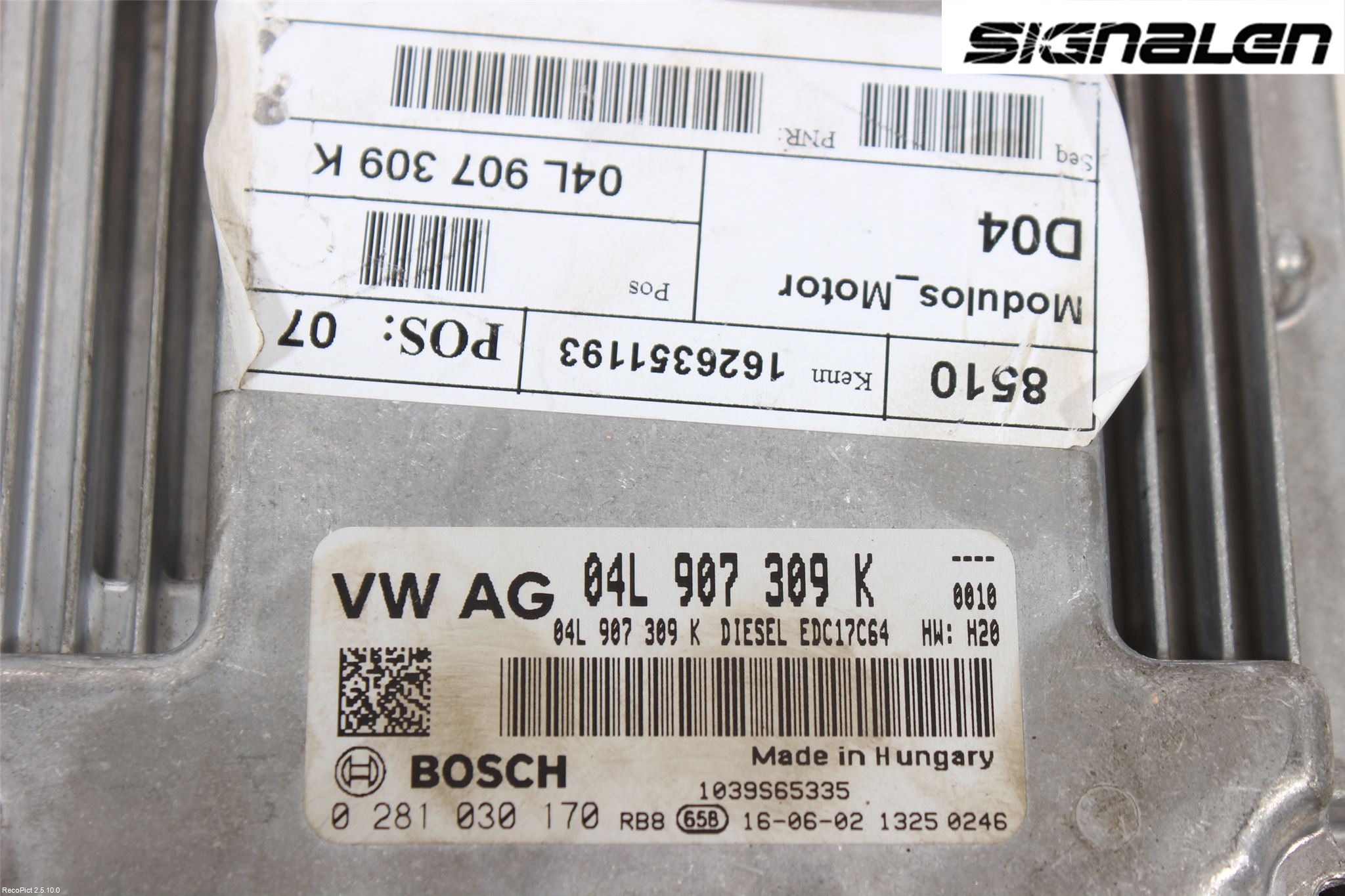 Seat ALHAMBRA 11- Styreenhet Innsprøytning