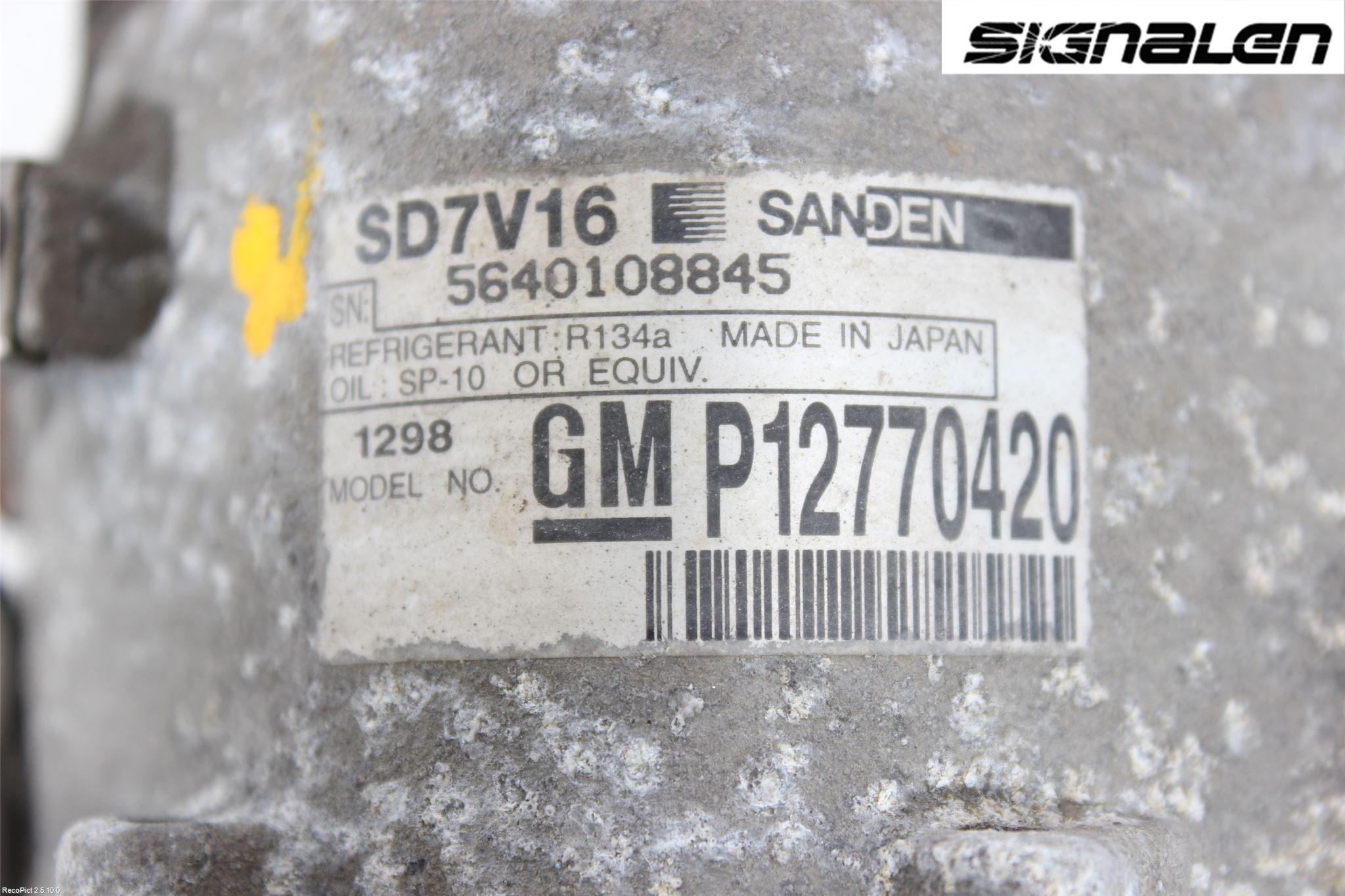 Saab 9-3 VER2/VER3 08-15 Varme Ac Kompressor