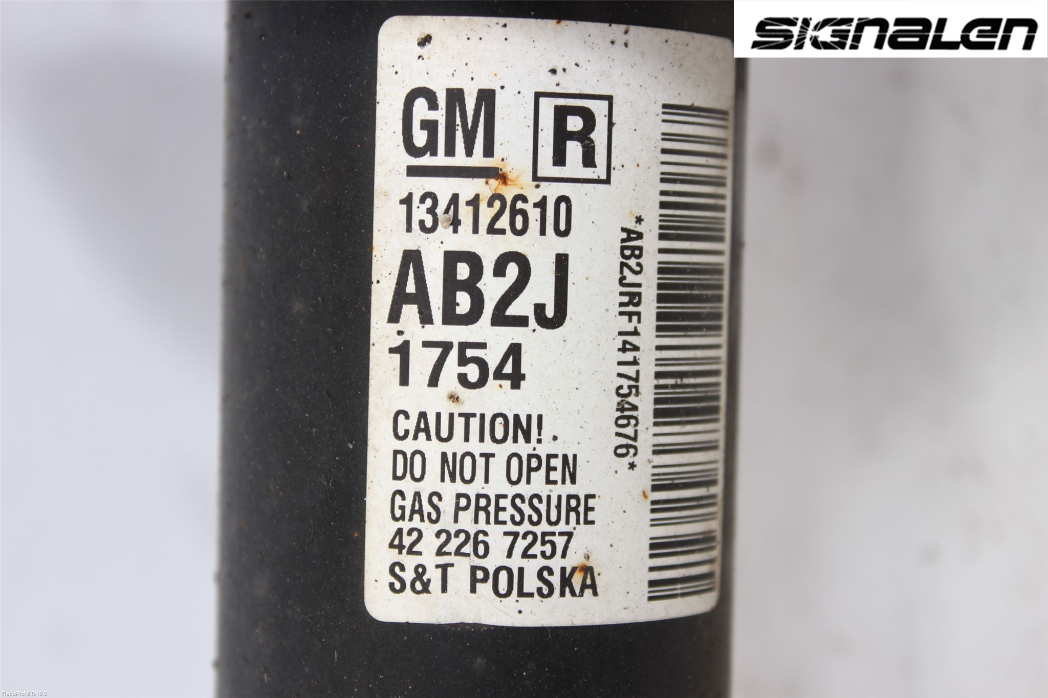 Opel ASTRA J 10-15 Fjærbein Foran Høyre
