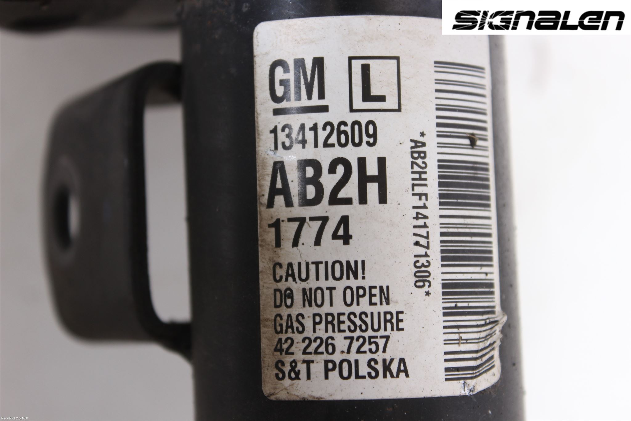 Opel ASTRA J 10-15 Fjærbein Foran Venstre