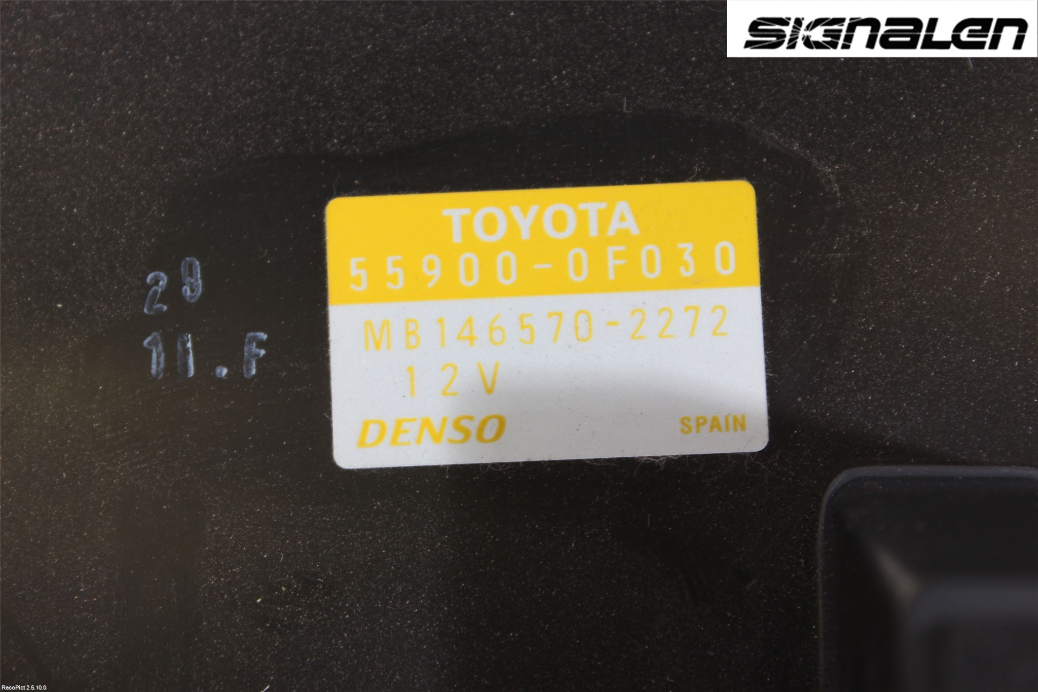 Toyota COROLLA VERSO 04-07 Varme Ac Betjening-Display