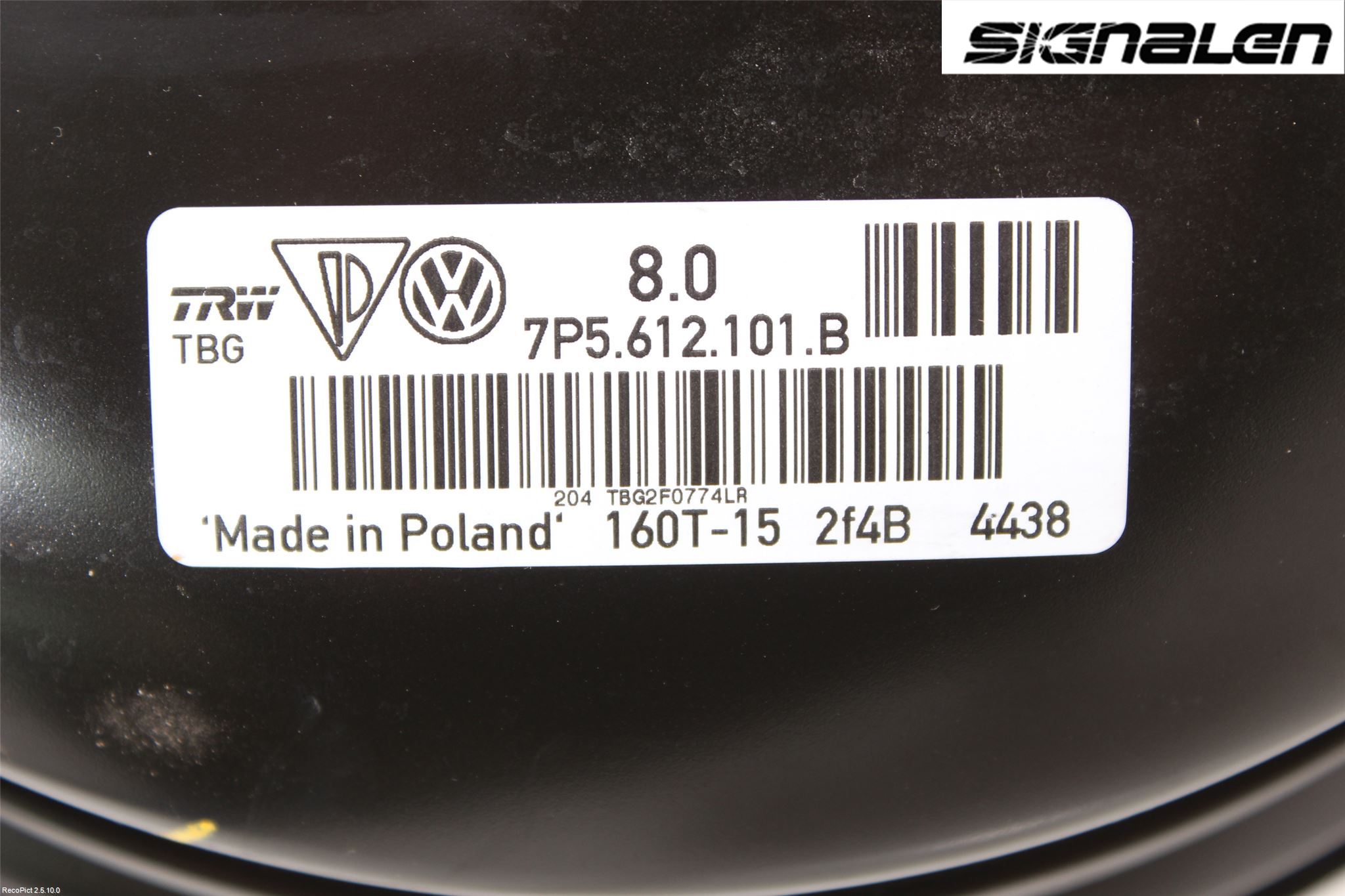 Volkswagen VW TOUAREG 7L 03-10 Bremseservo