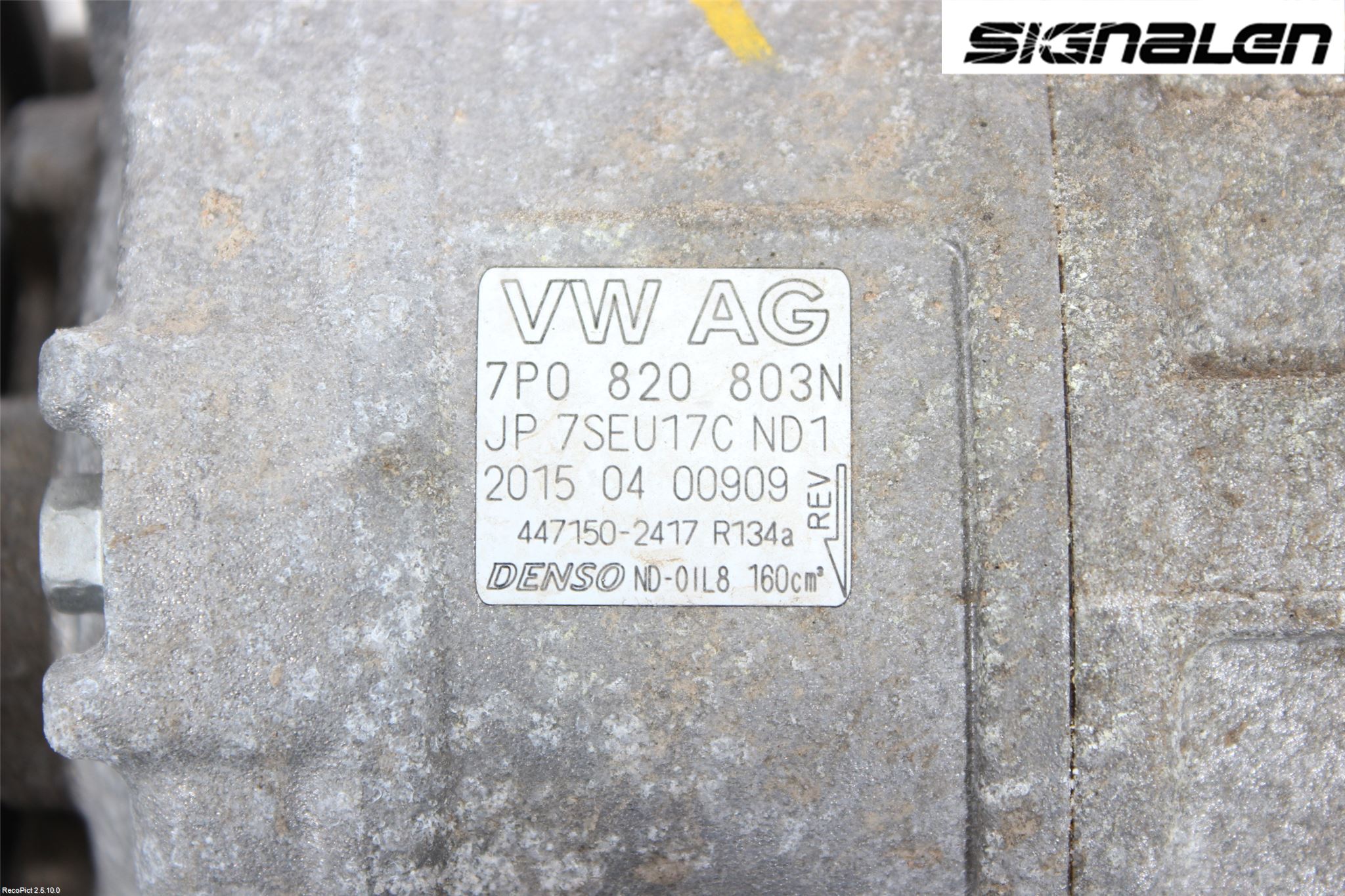 Volkswagen VW TOUAREG 7L 03-10 Varme Ac Kompressor