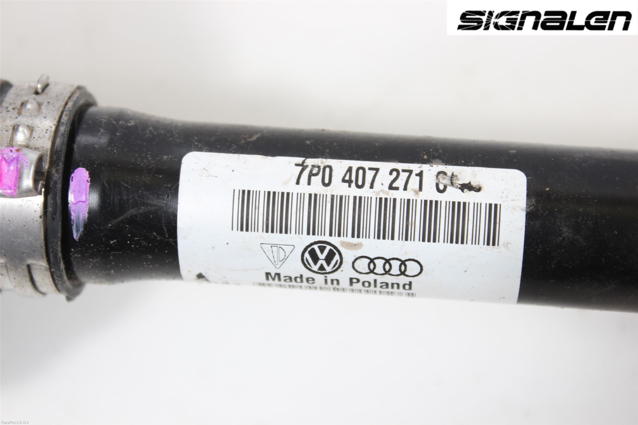 Volkswagen VW TOUAREG 7L 03-10 Drivaksel Foran Kompl Høyre