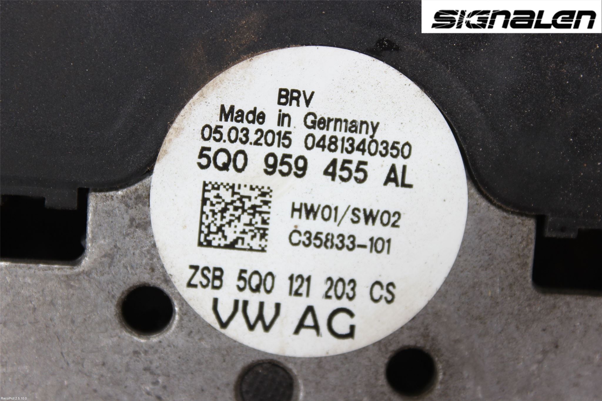 Volkswagen VW GOLF / E-GOLF VII 13-20 Kjølevifte Elektrisk