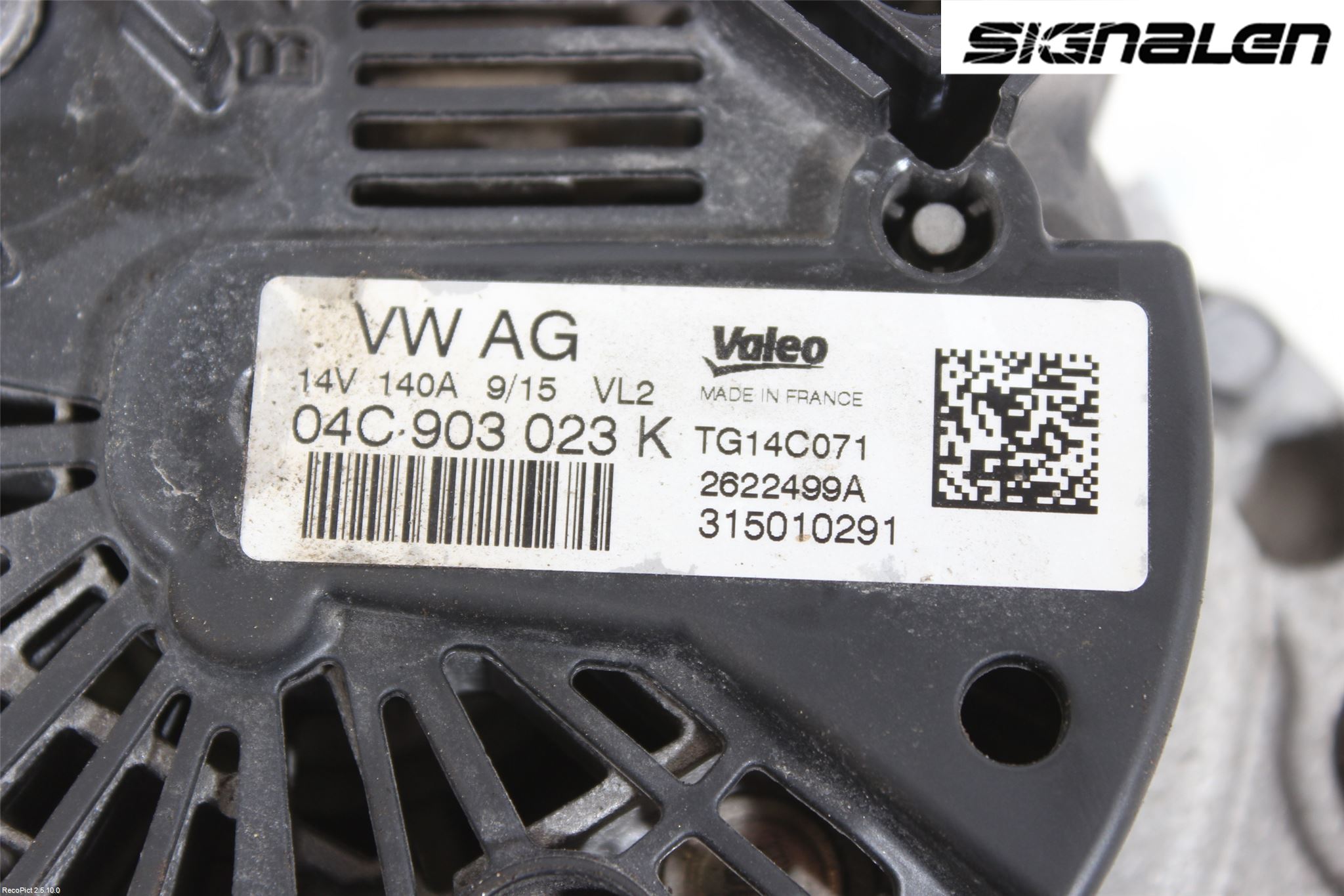 Volkswagen VW GOLF / E-GOLF VII 13-20 Dynamo