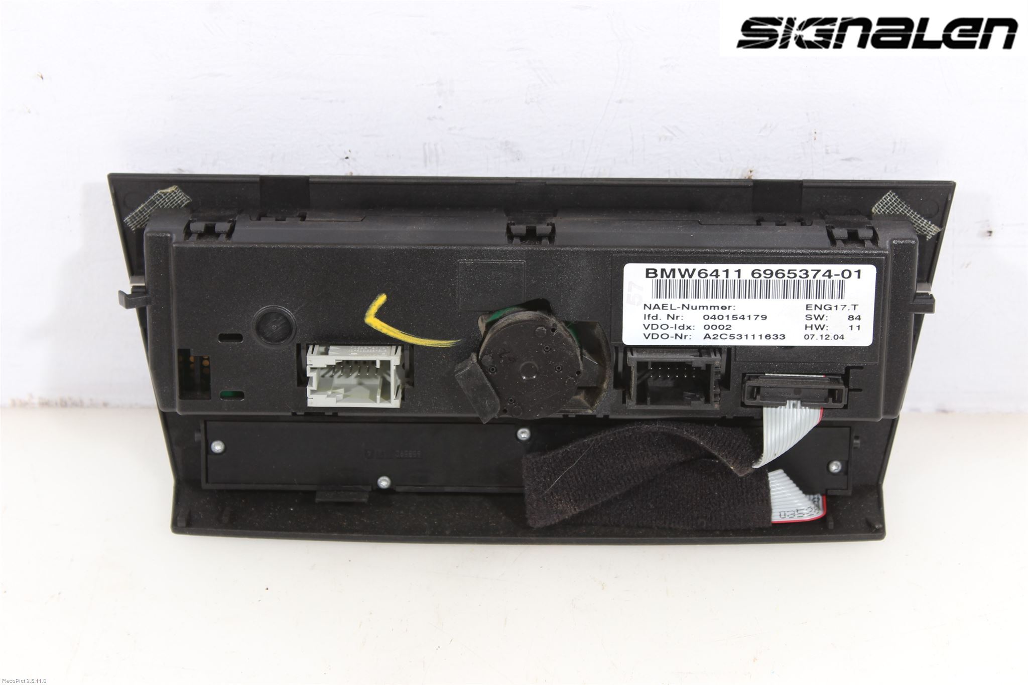 BMW 3 E90/91 SED/TOU 05-12 Varme Ac Betjening-Display