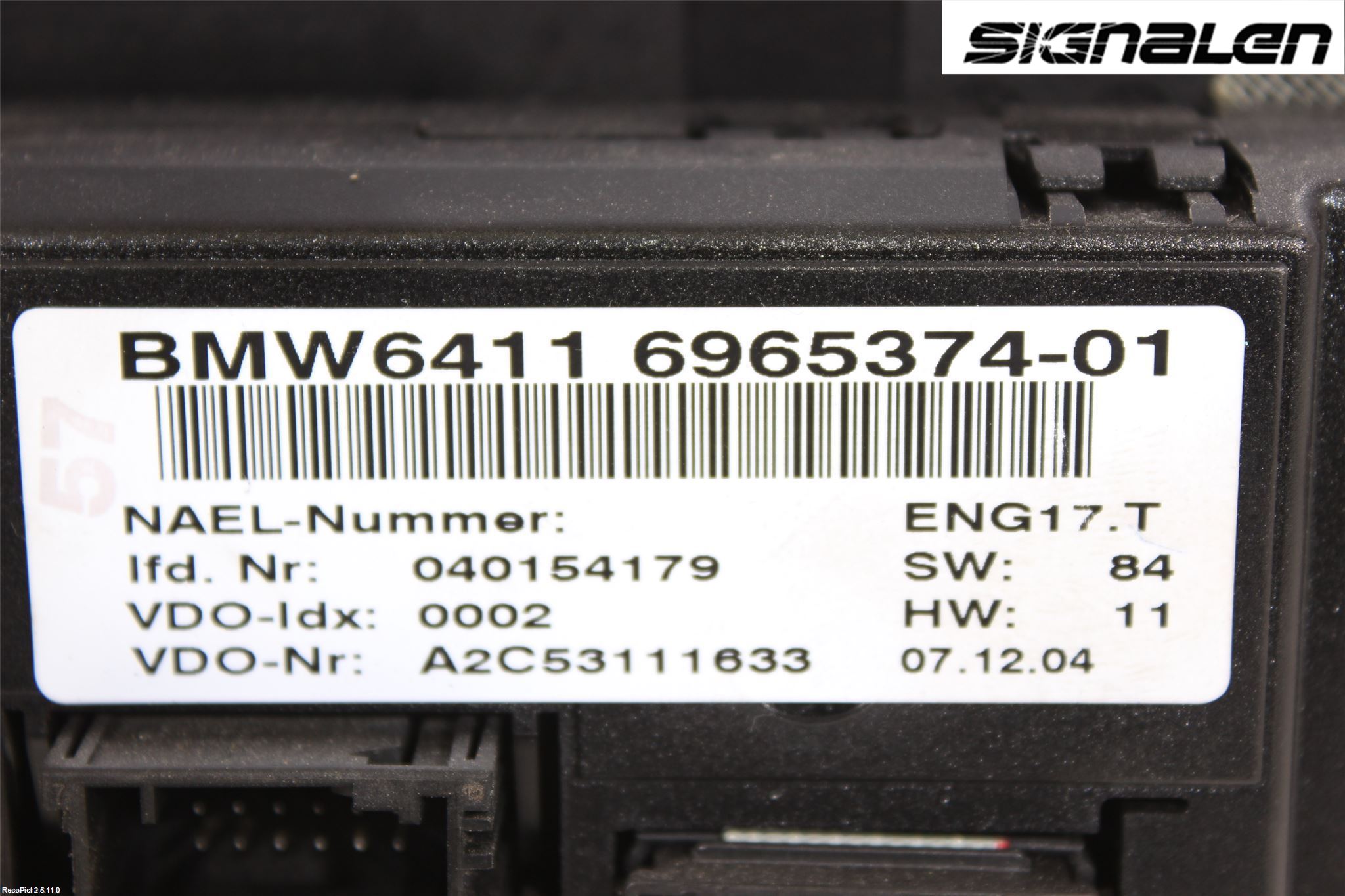 BMW 3 E90/91 SED/TOU 05-12 Varme Ac Betjening-Display