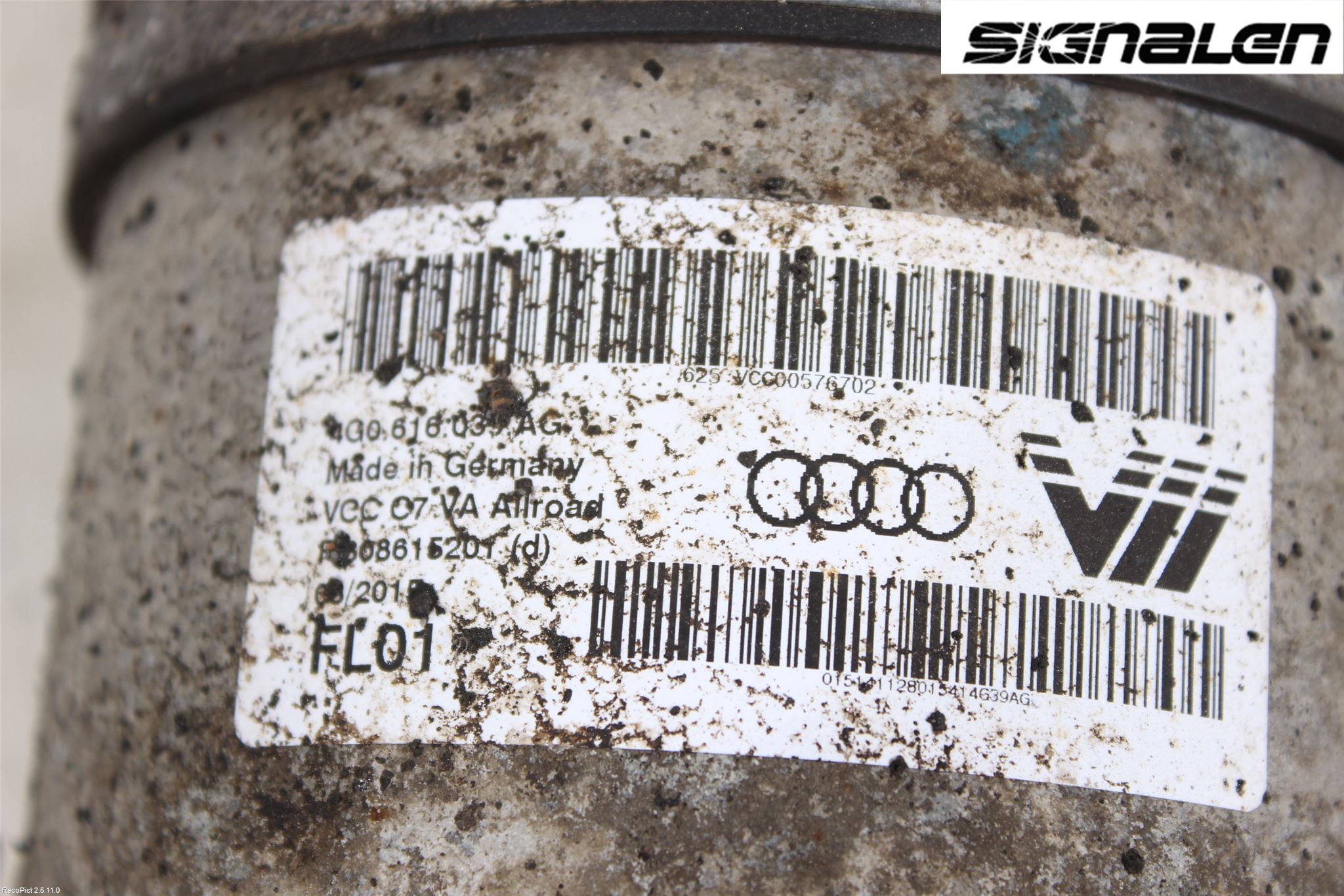 Audi A6 ALLROAD 12-18 Fjærbein Foran Høyre