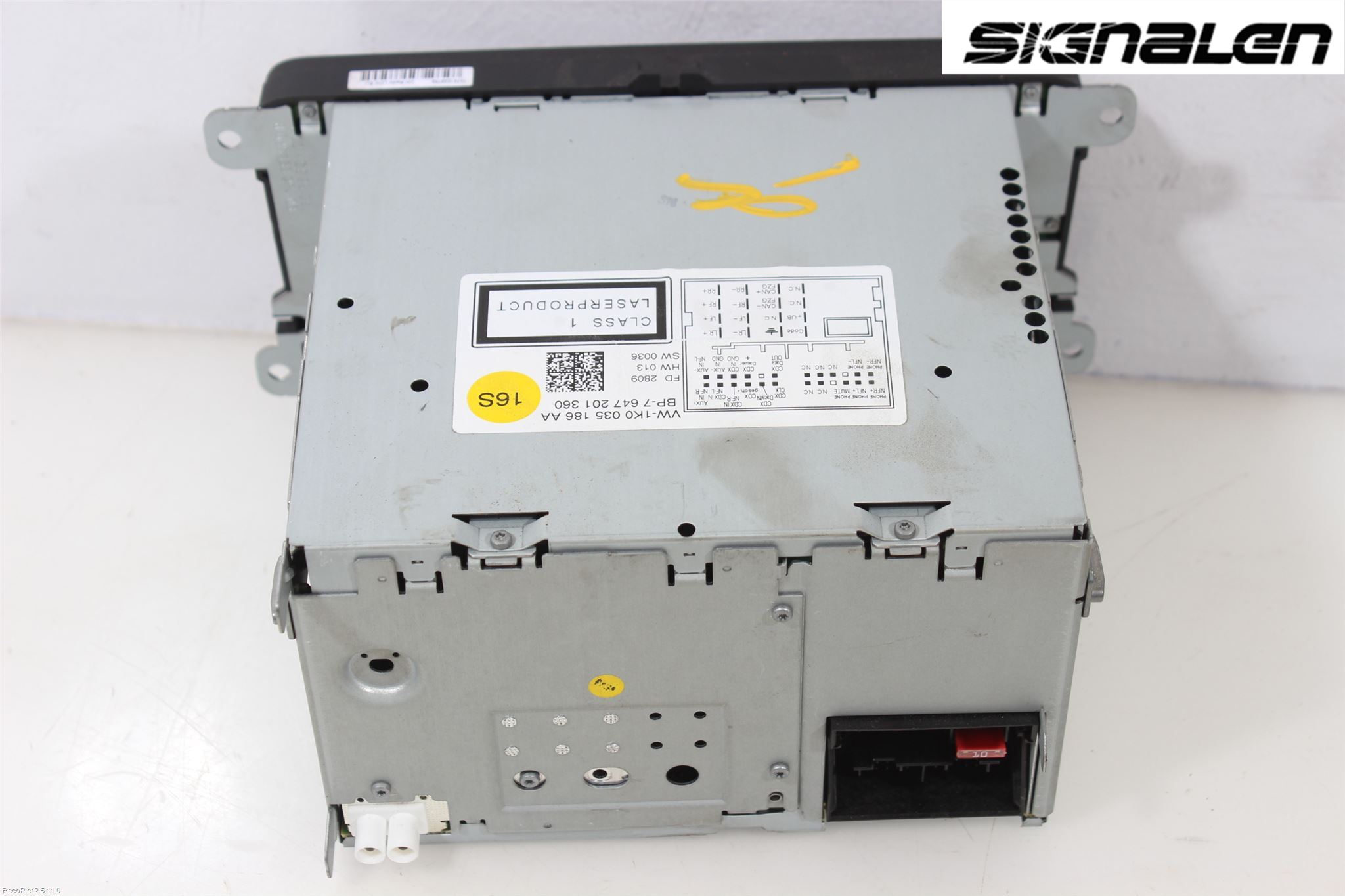 Volkswagen VW GOLF VI 09-13 Stereo Radio