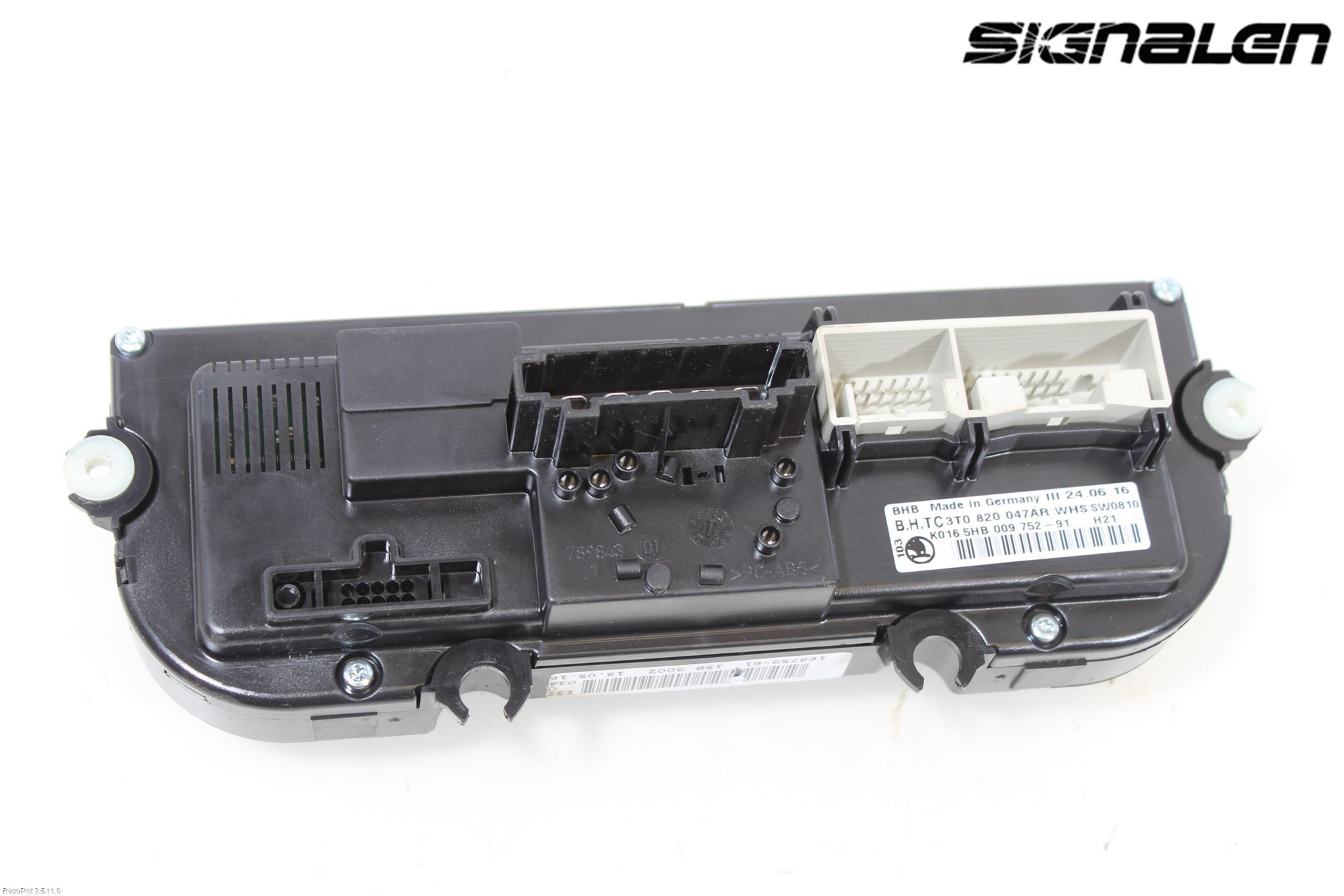 Skoda YETI Varme Ac Betjening-Display