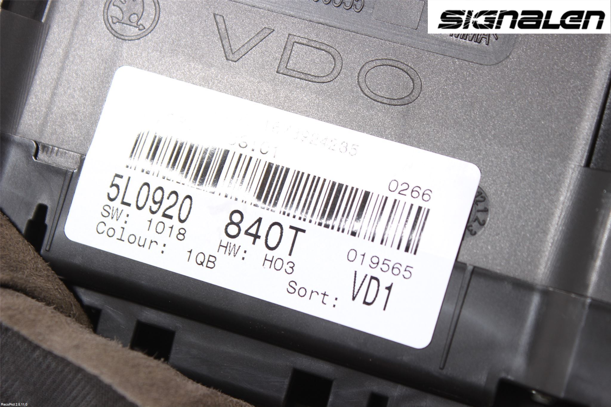 Skoda YETI Instr Kombinert