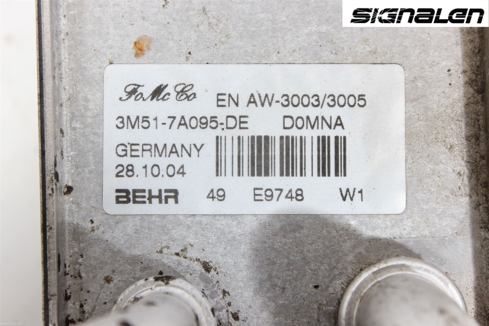 Volvo V50 04-07 Radiator Oljekjøler Automatgea