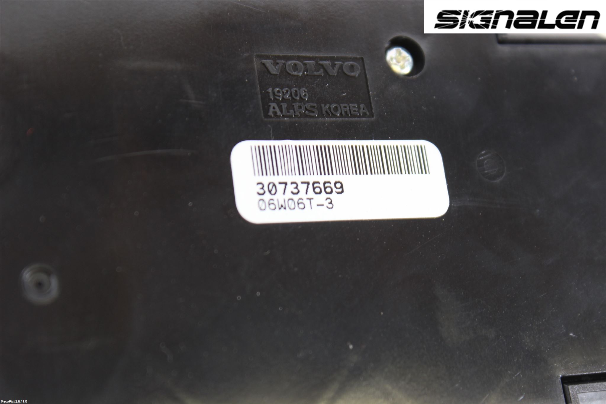 Volvo V50 04-07 Varme Ac Betjening-Display