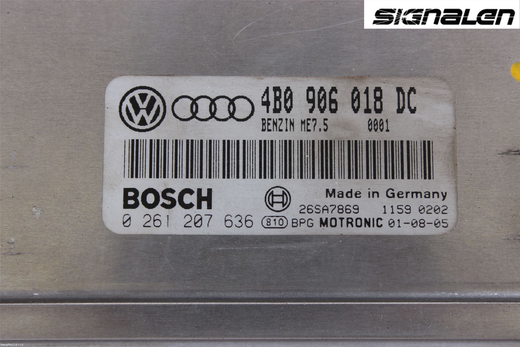 Volkswagen VW PASSAT 01-05 Styreenhet Innsprøytning