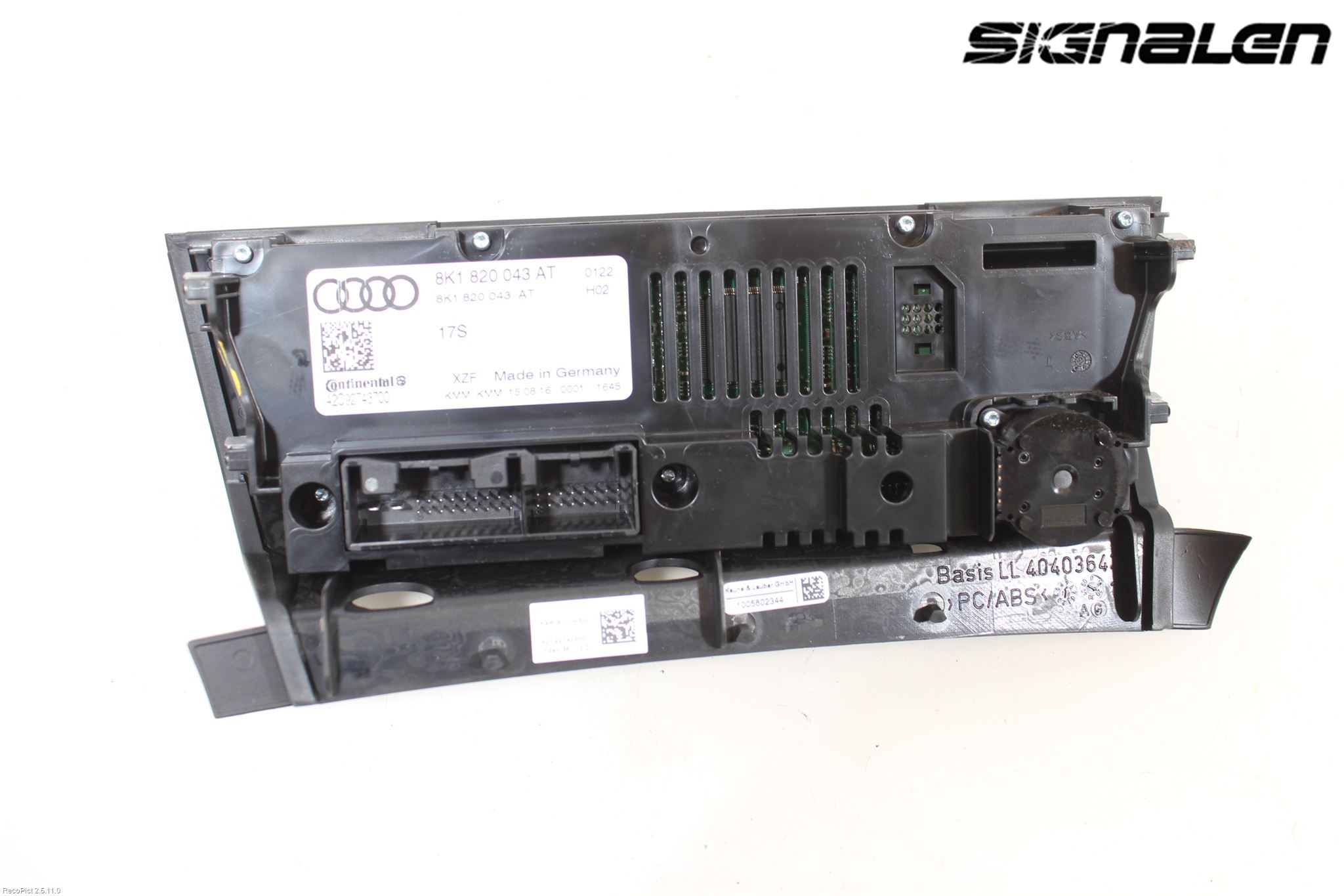 Audi Q5 09-16 Varme Ac Betjening-Display
