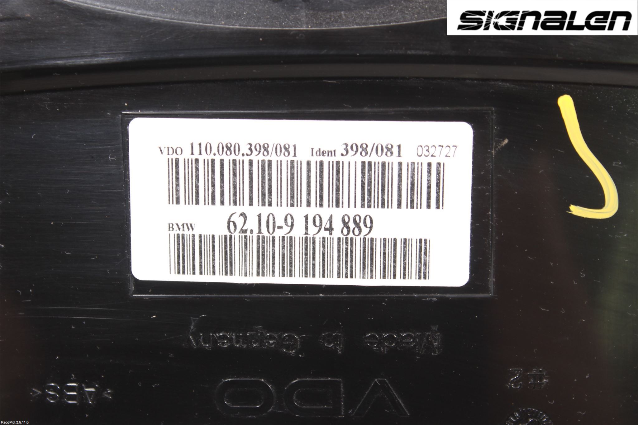 BMW 5 E60/61 Sed/Tou 02-10 Instr Kombinert