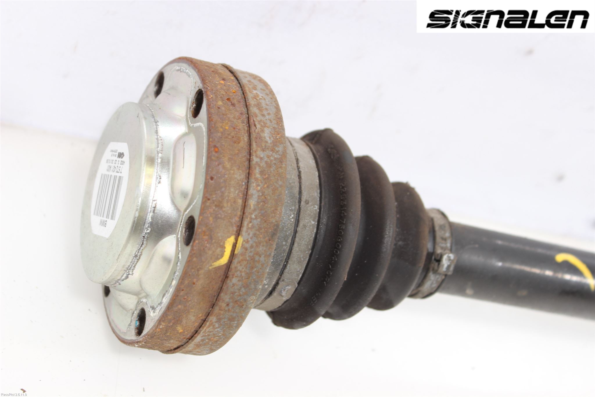 BMW 5 E60/61 Sed/Tou 02-10 Drivaksel Bak Kompl Venstre