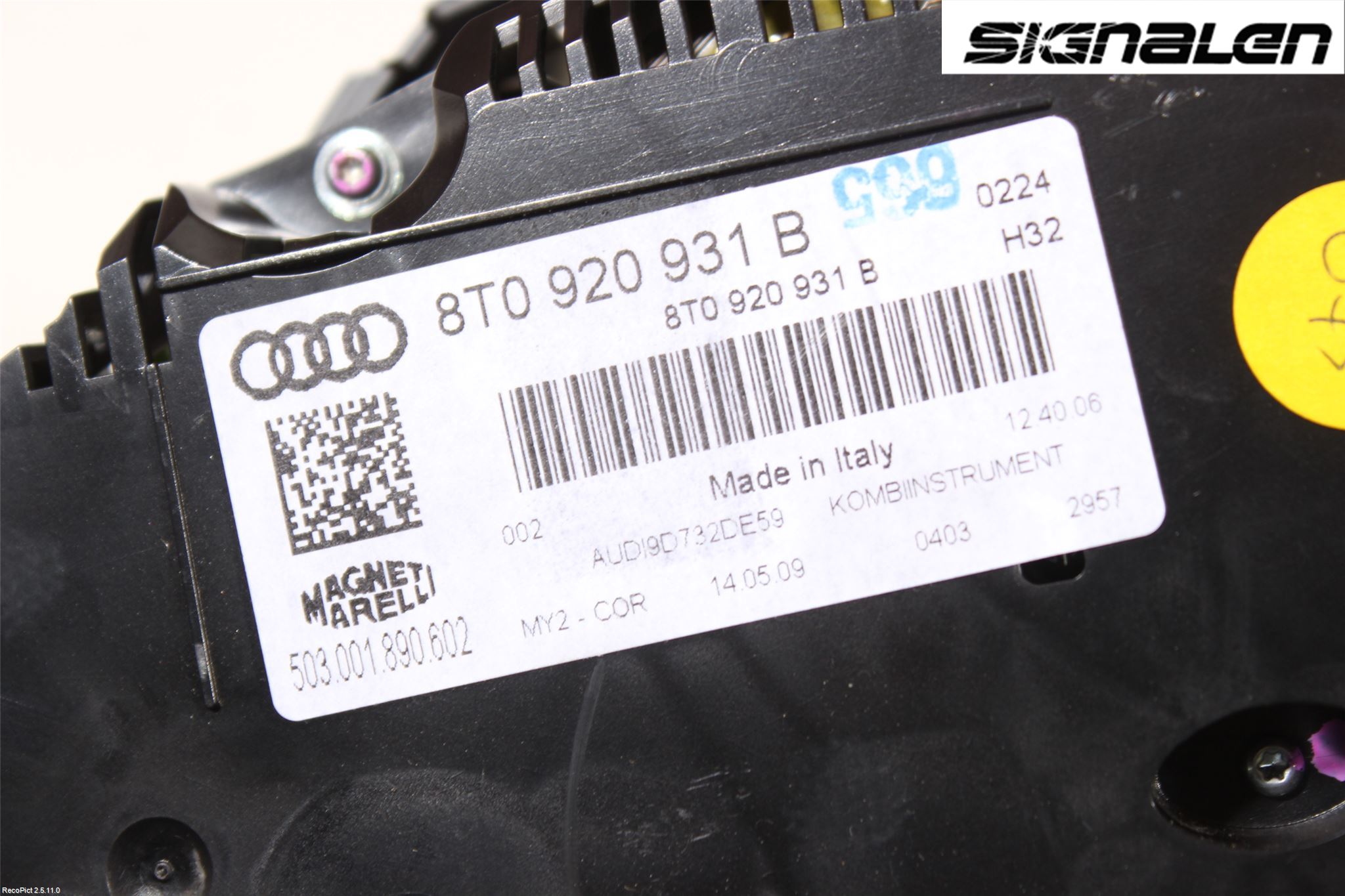 Audi A5 07-16 Instr Kombinert