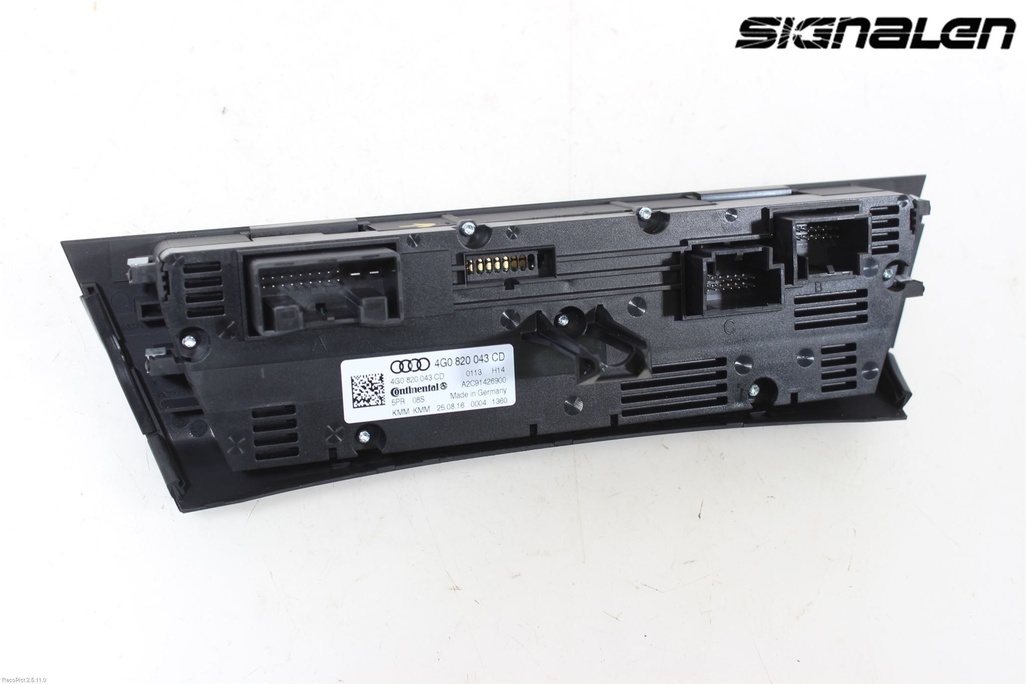 Audi A4 ALLROAD 09-16 Varme Ac Betjening-Display