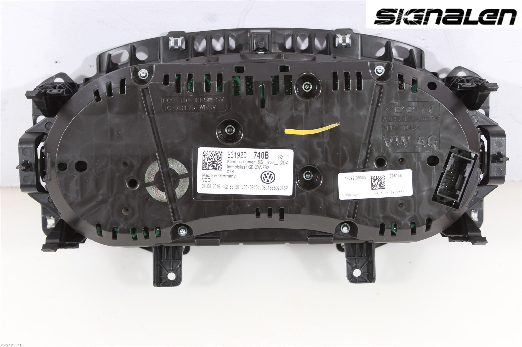 Volkswagen VW GOLF / E-GOLF VII 13-20 Instr Kombinert